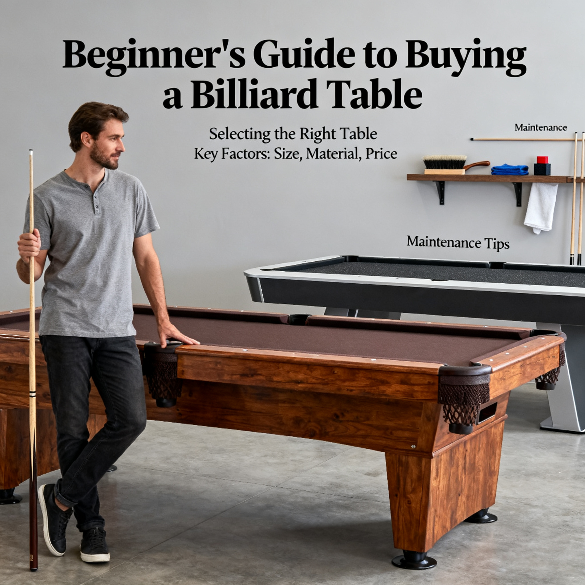 Beginner&amp;#039;s Guide to Buying a Billiard Table: From Selection to Maintenance, Everything You Need to Know