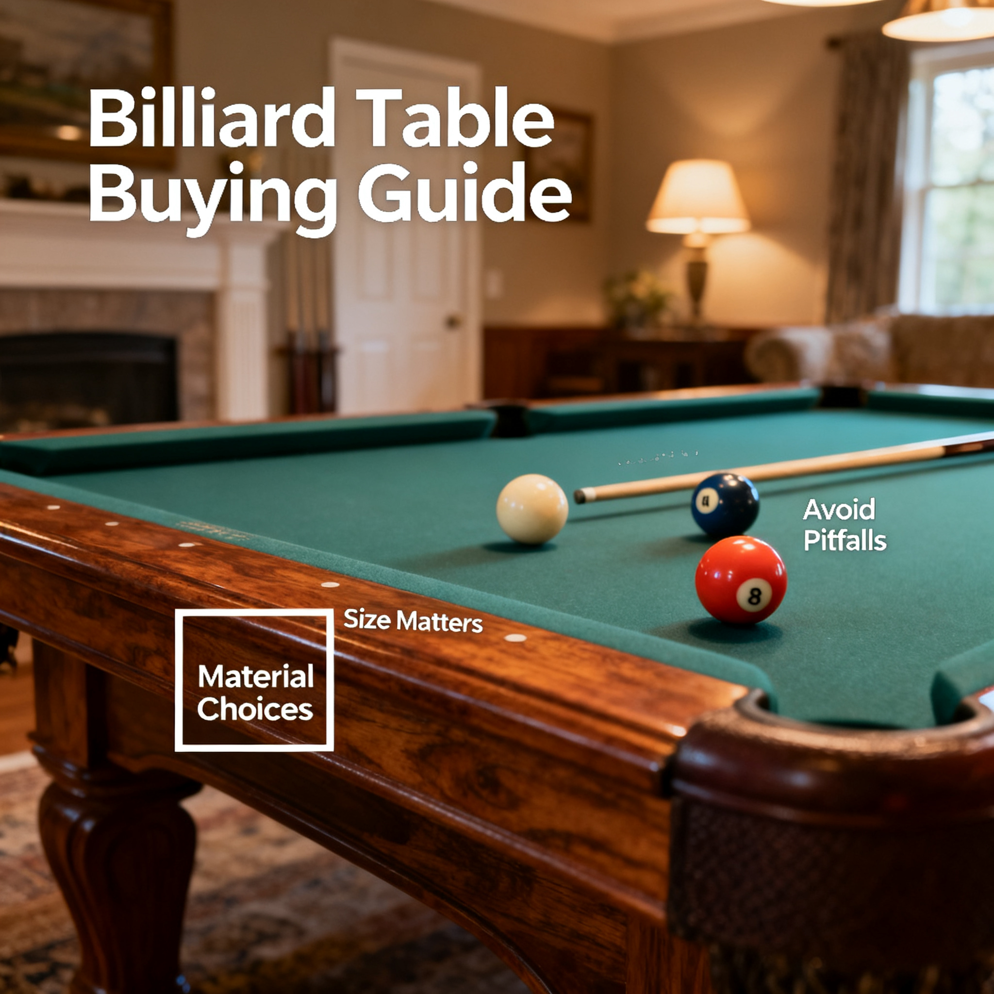 Billiard Table Buying Guide: From Size to Material, Everything You Need to Know Without Pitfalls