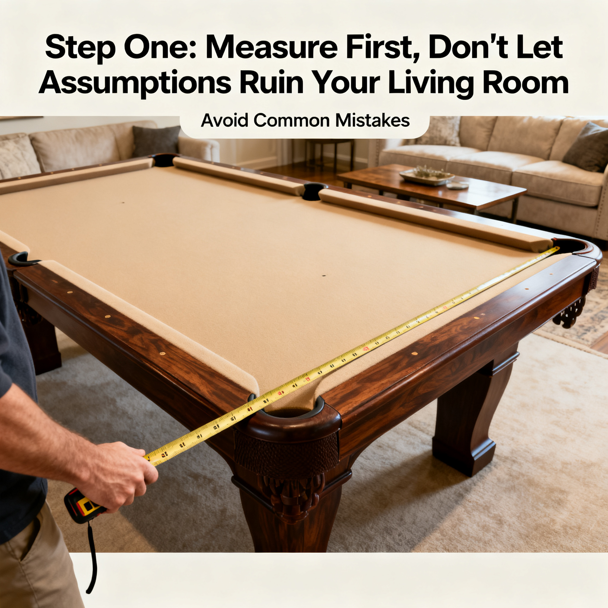 Step One: Measure First, Don't Let Assumptions Ruin Your Living Room