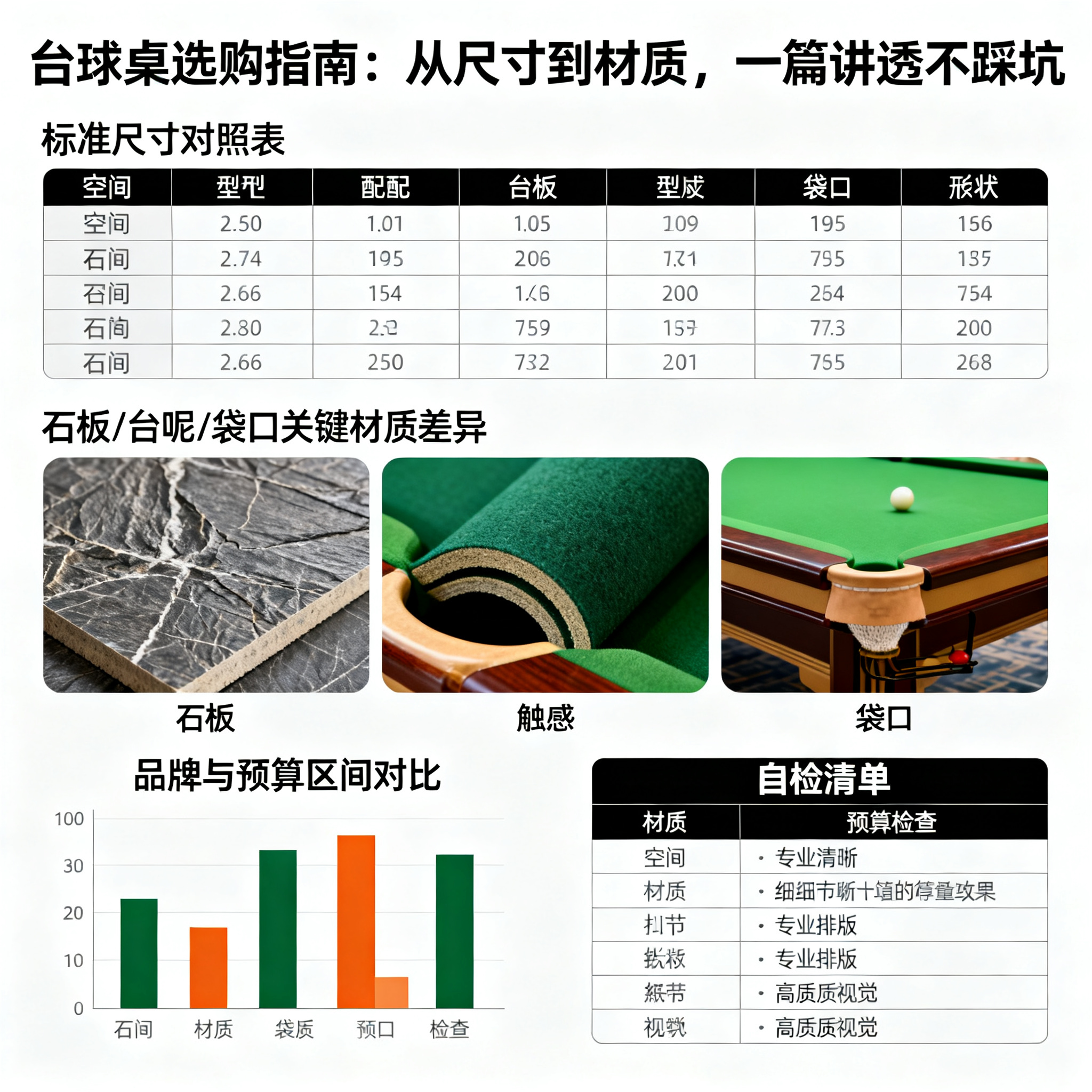 台球桌选购指南:从尺寸到材质,一篇讲透不踩坑