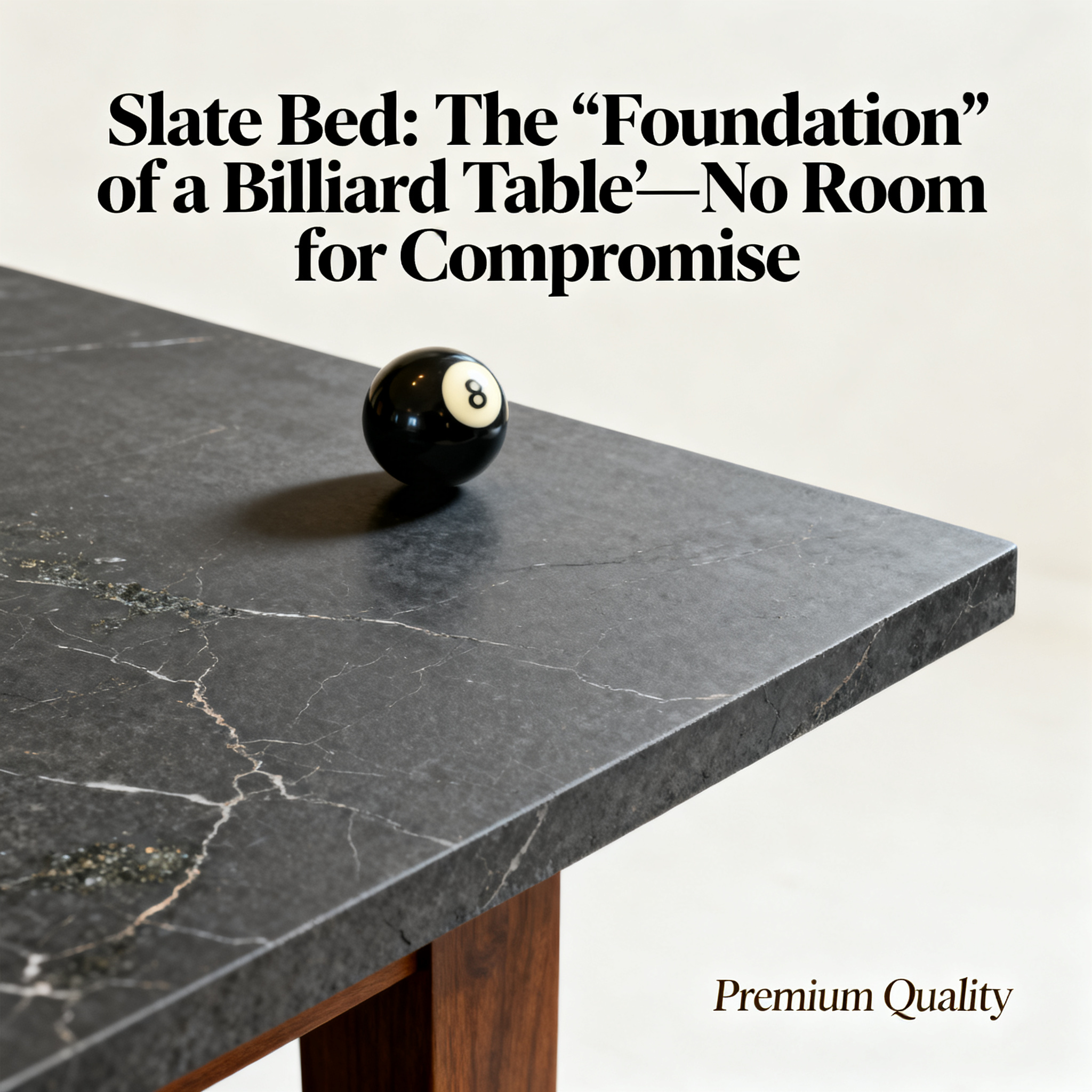 Slate Bed: The "Foundation" of a Billiard Table—No Room for Compromise