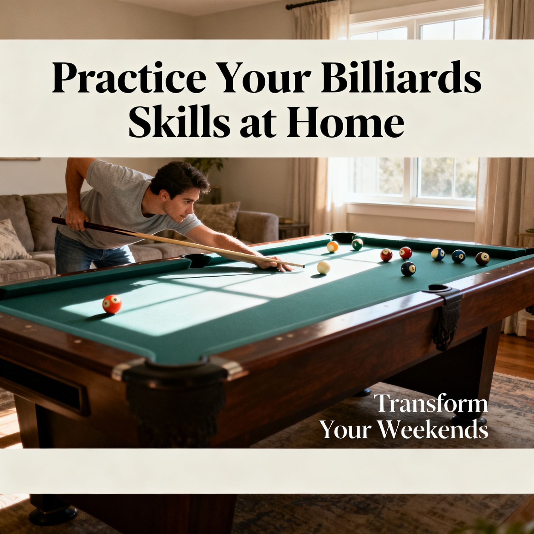 Practice Your Billiards Skills at Home? How a Pool Table Transformed My Weekends