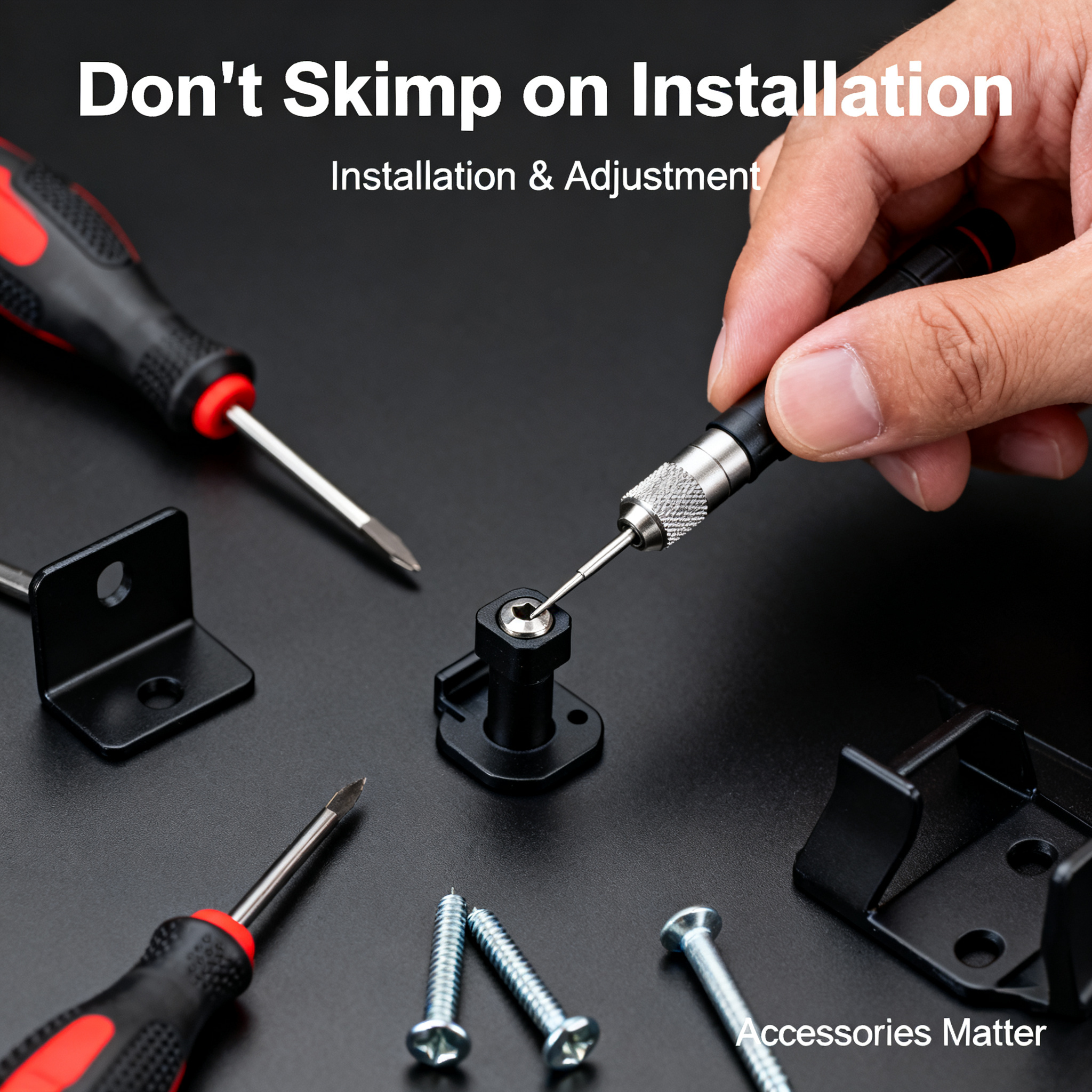 2. Installation, Adjustment, and Accessories: Details Make the Experience