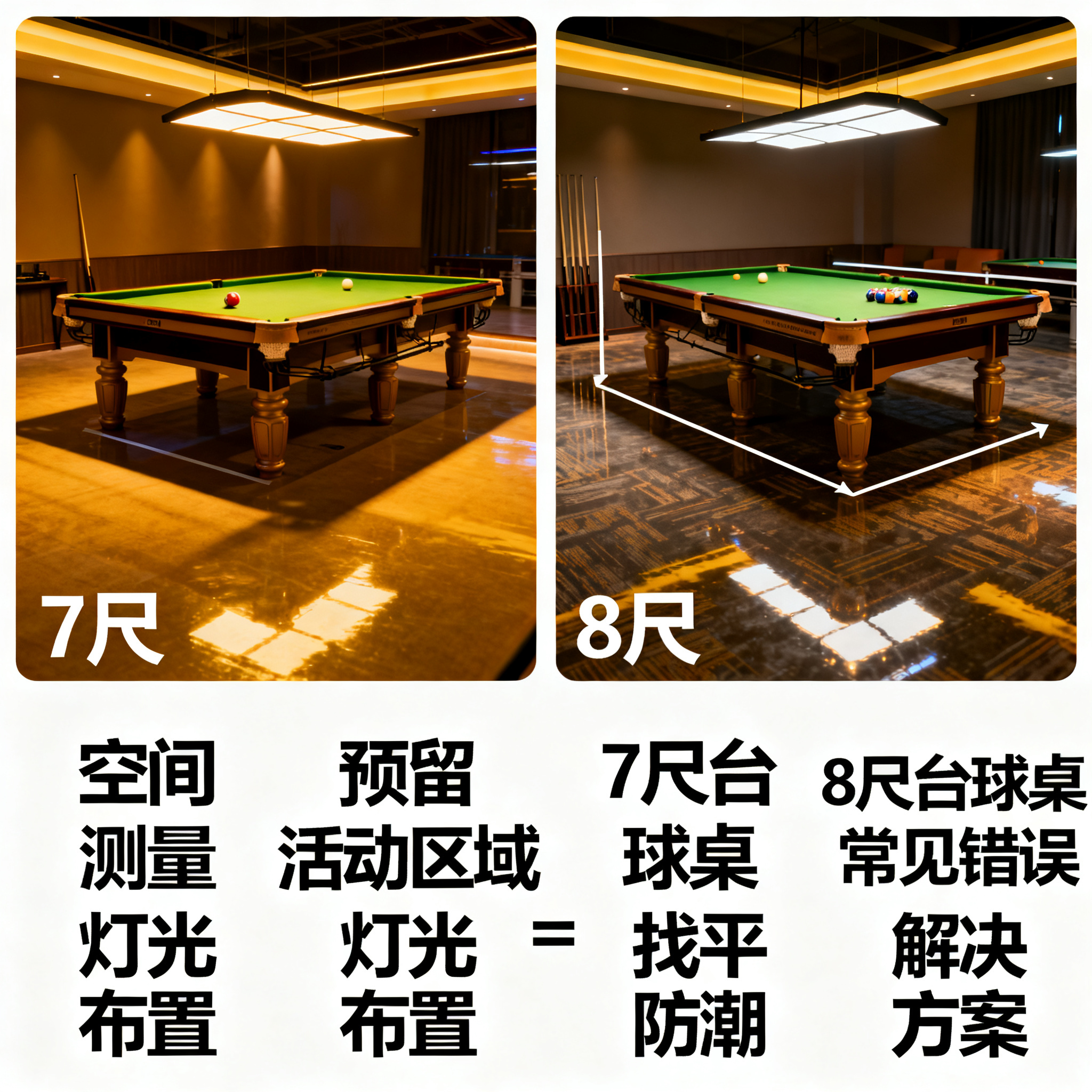 第二步：灯光和地面，是“三分桌子七分环境”的关键