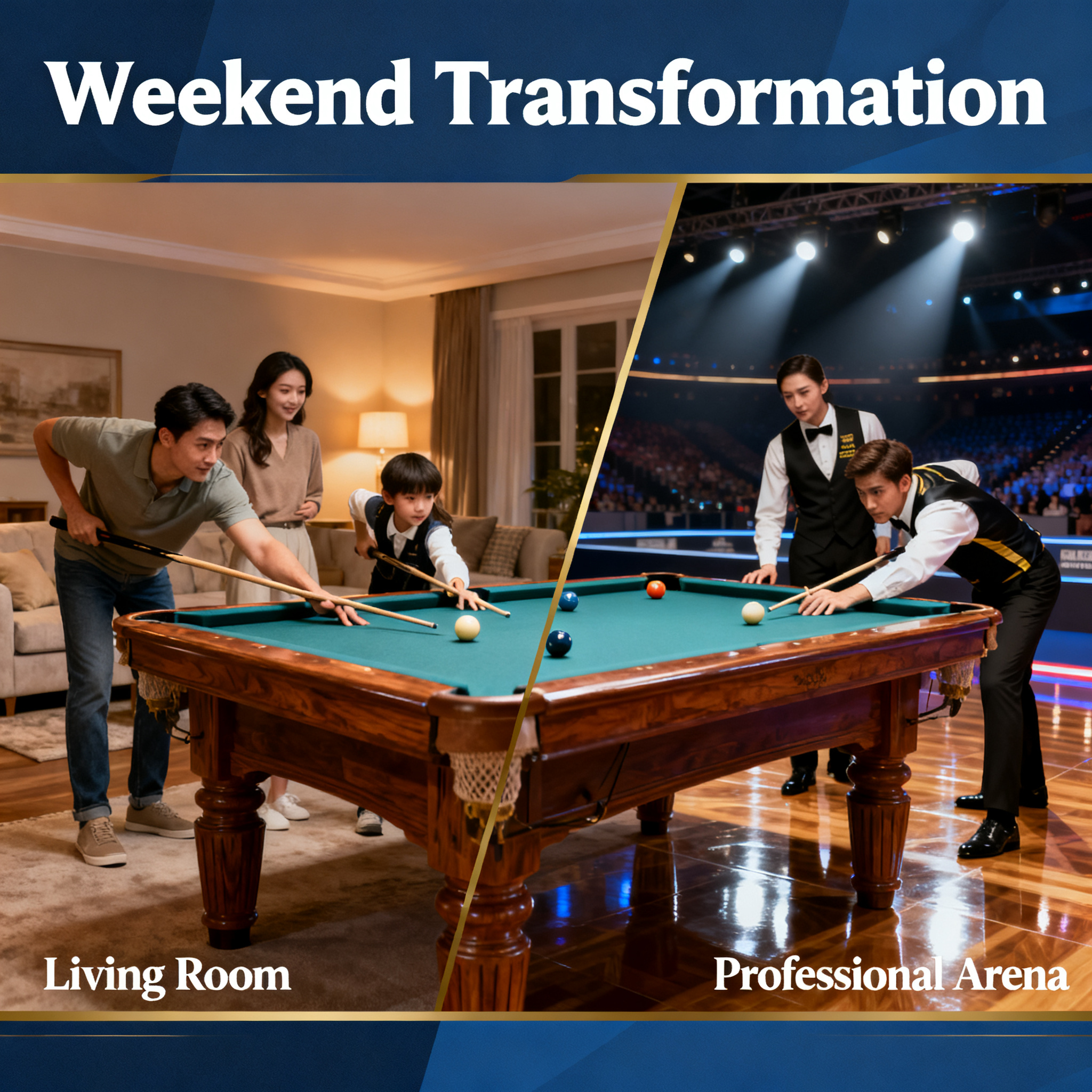 From Living Room to Professional Arena: How Our Pool Table Transformed Our Family's Weekends