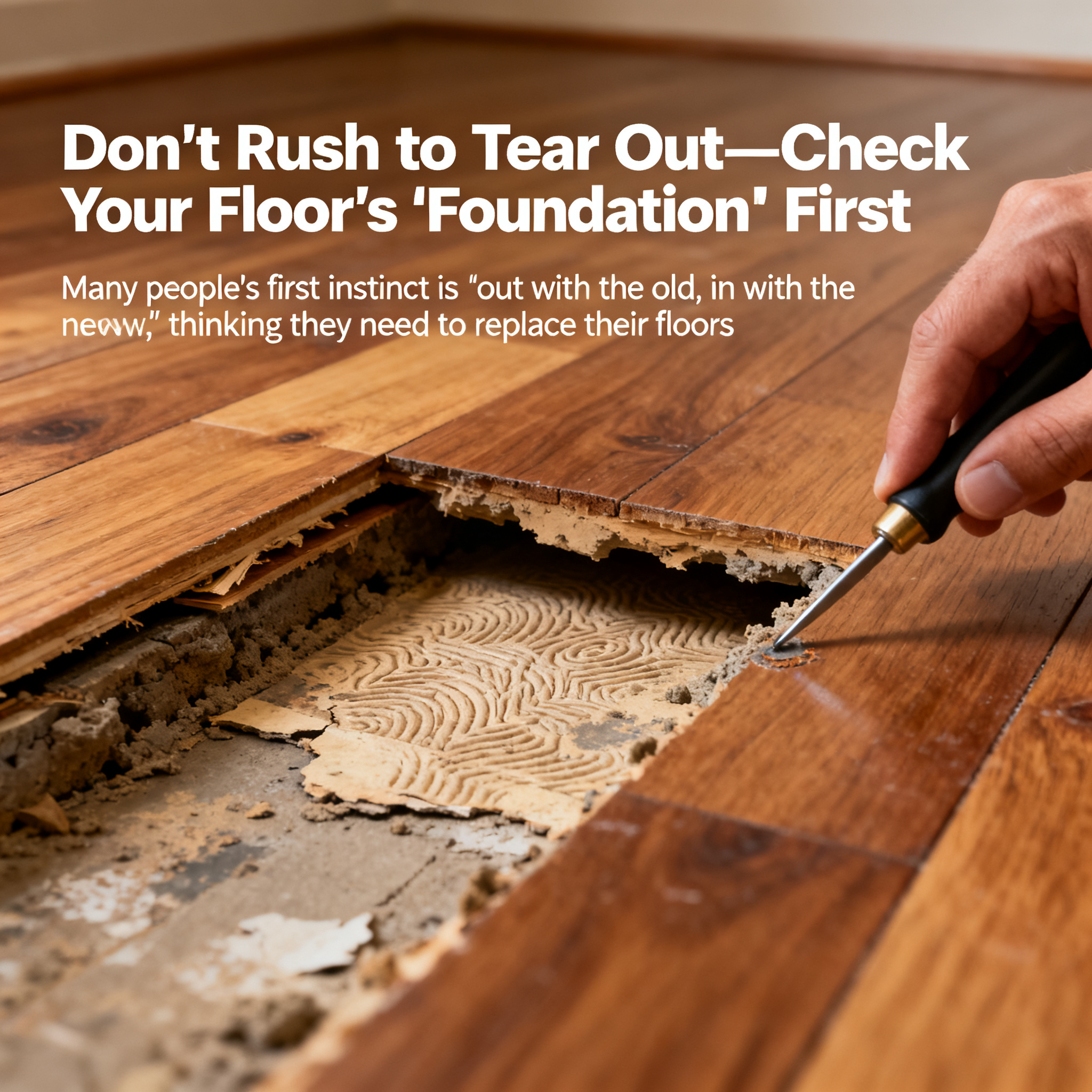 Don&amp;#039;t Rush to Tear Out—Check Your Floor&amp;#039;s &amp;quot;Foundation&amp;quot; First