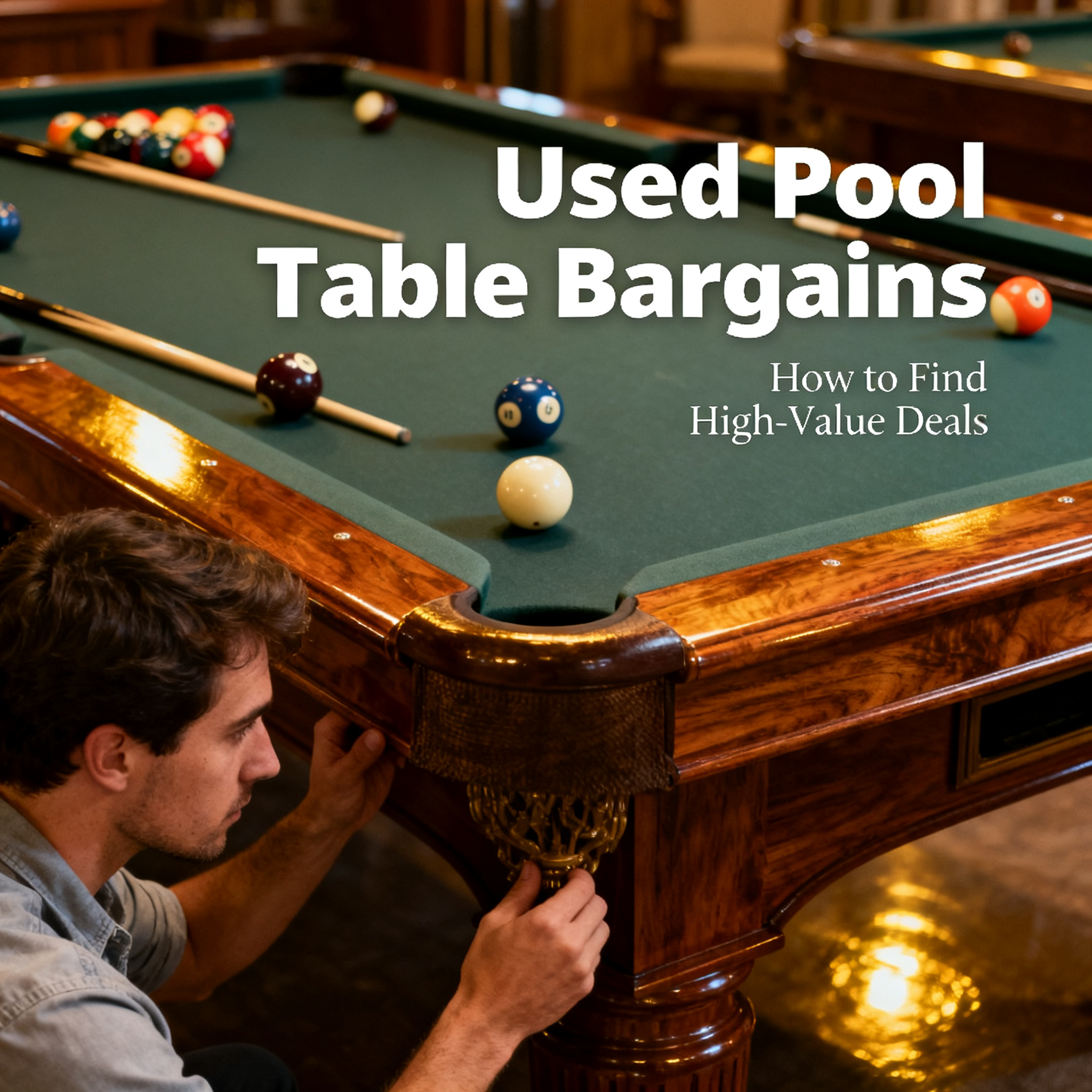 Is a Used Pool Table Worth It? How to Snag a High-Value Bargain?