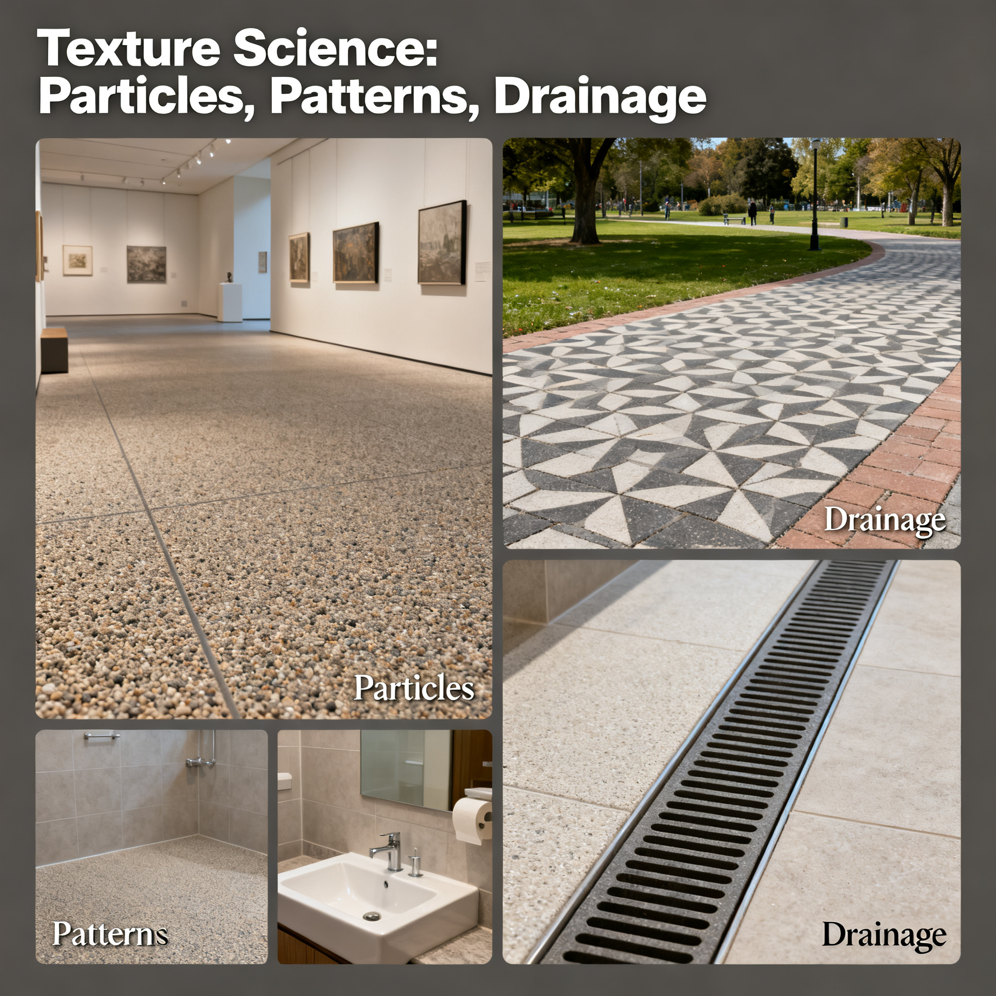 The Science of Texture: Particles, Patterns, and Drainage Design