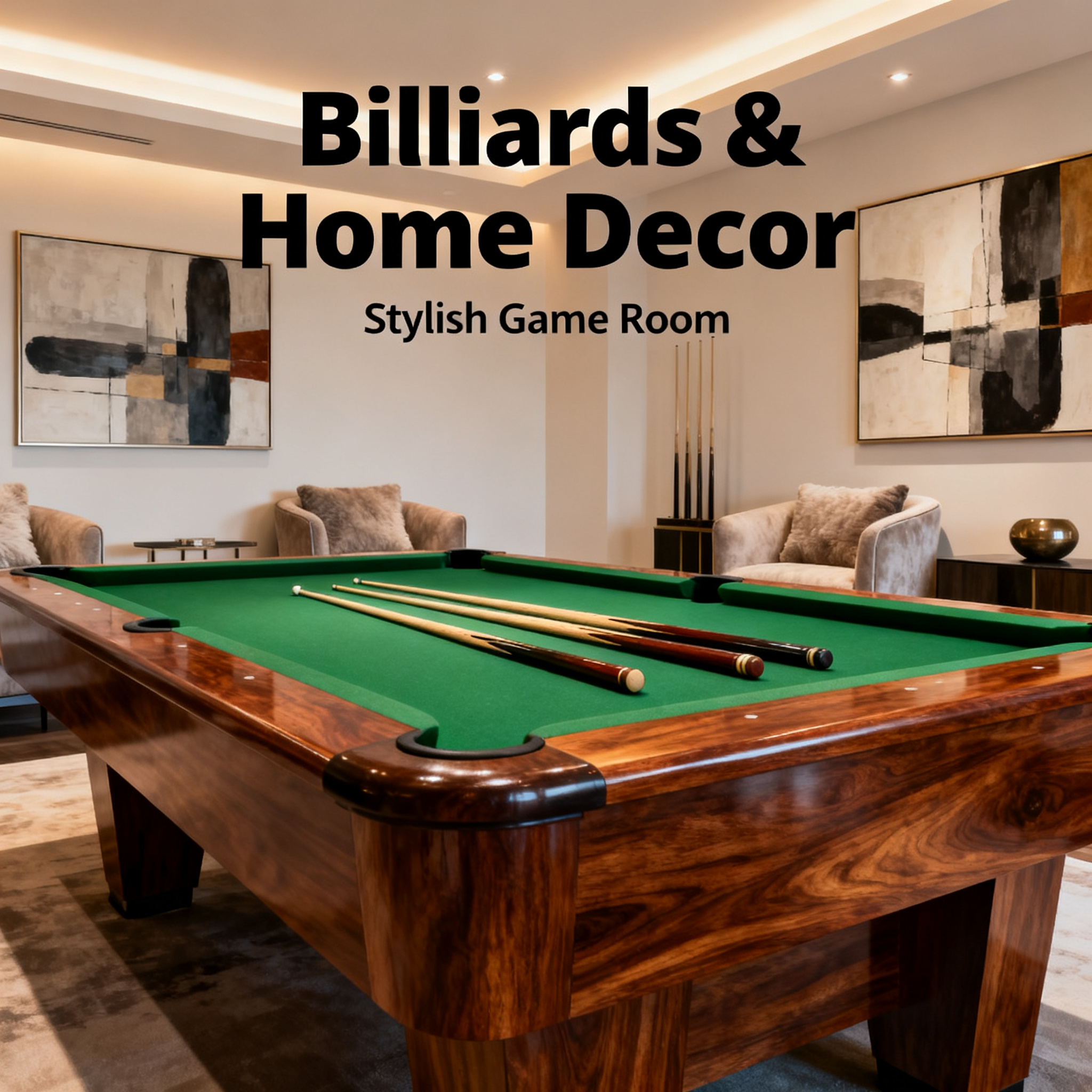 Billiard Tables: More Than Sports Equipment, They&amp;#039;re Home Decor! Show Off Your Stylish Game Room