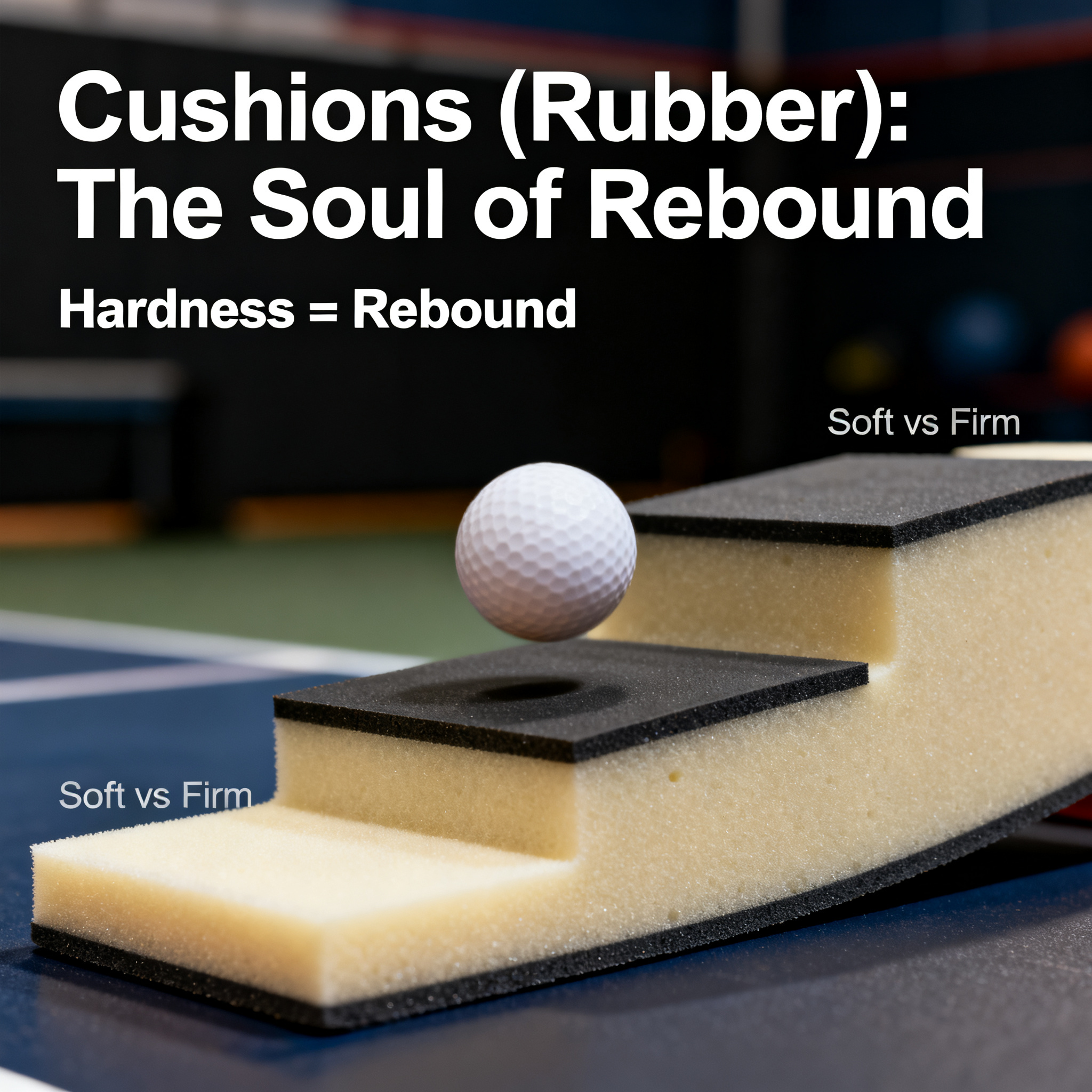 Cushions (Rubber): The Soul of Rebound