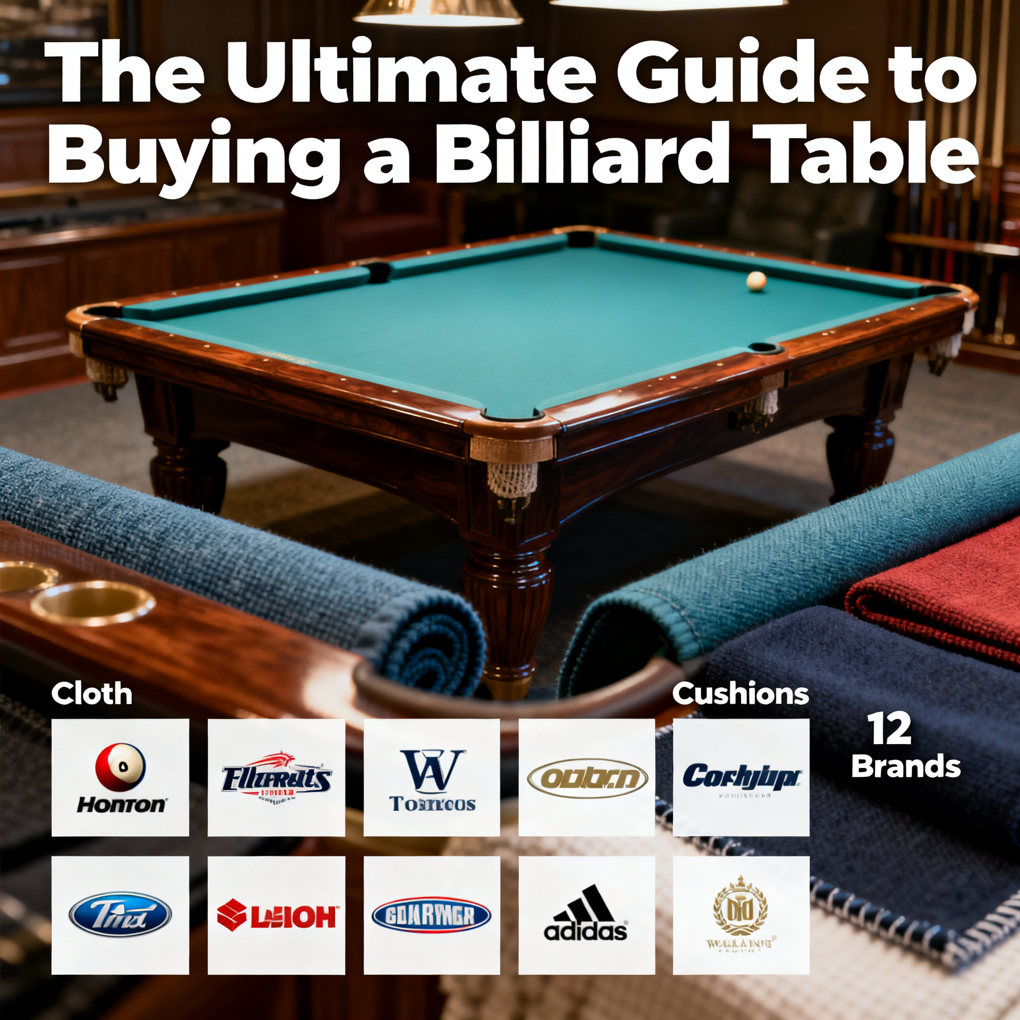 The Ultimate Guide to Buying a Billiard Table: Expert Comparison of 12 Brands, from Cloth to Cushions