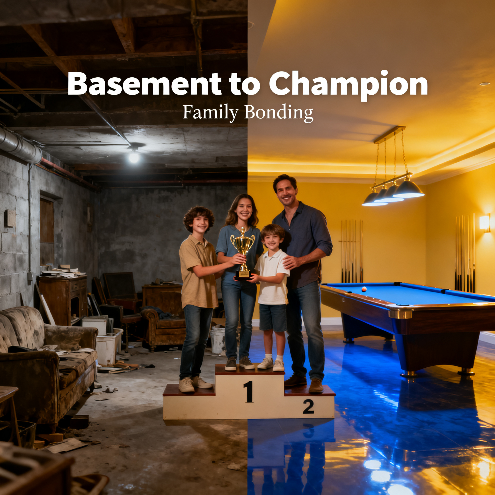 From Basement to Champion's Podium: How a Billiard Table Transformed Our Family Life