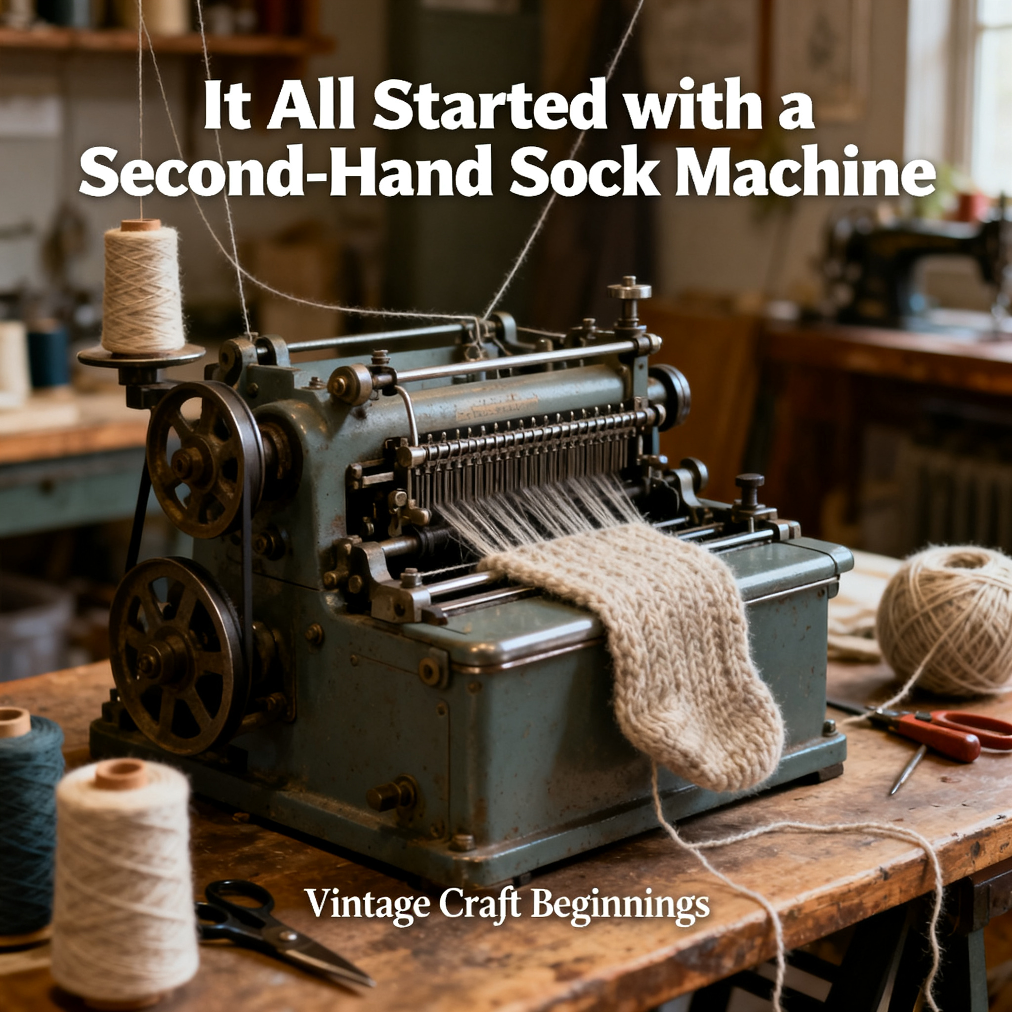 It All Started with a Second-Hand Sock Machine