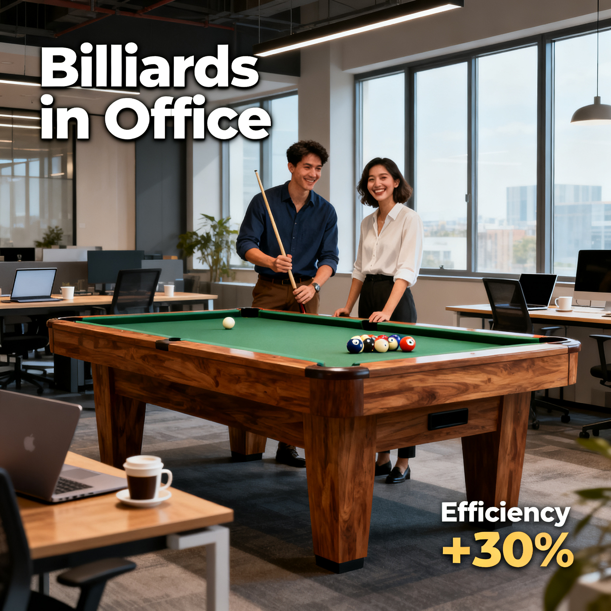 What&amp;#039;s It Like to Have a Billiards Table in the Office? Our Team Boosted Efficiency by 30% Thanks to It