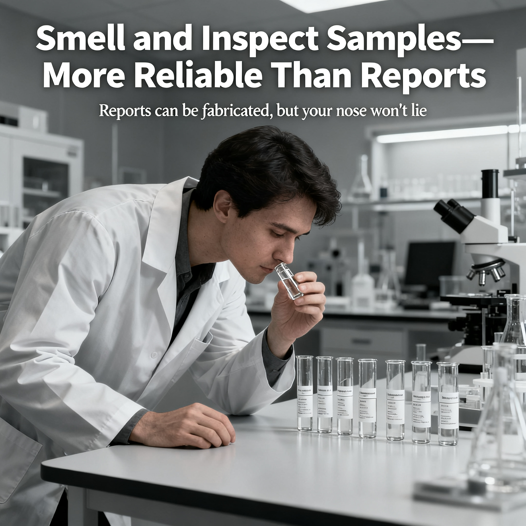 Smell and Inspect Samples—More Reliable Than Reports