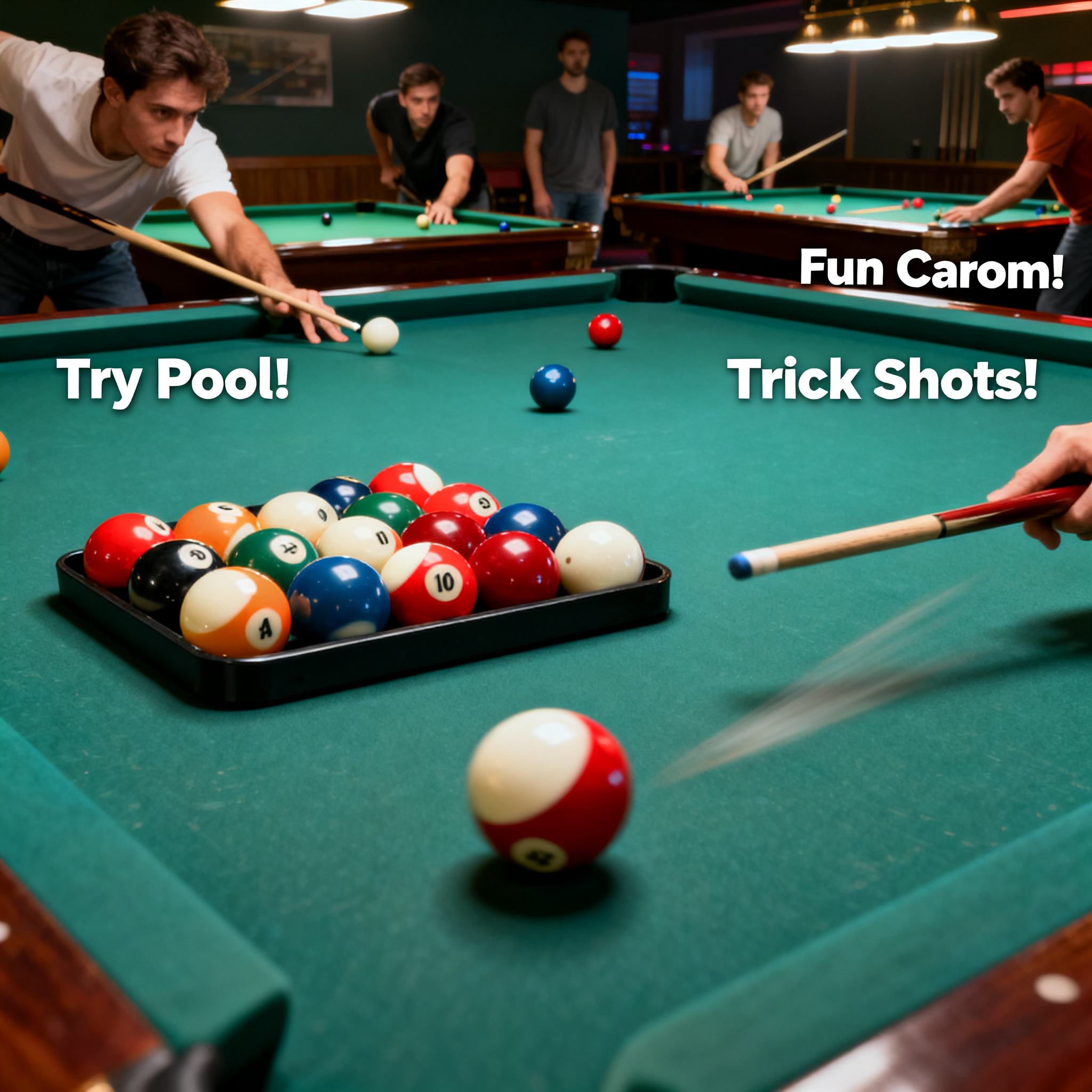 Creative Billiards Table Games: Beyond Snooker, Try These Fun Alternatives