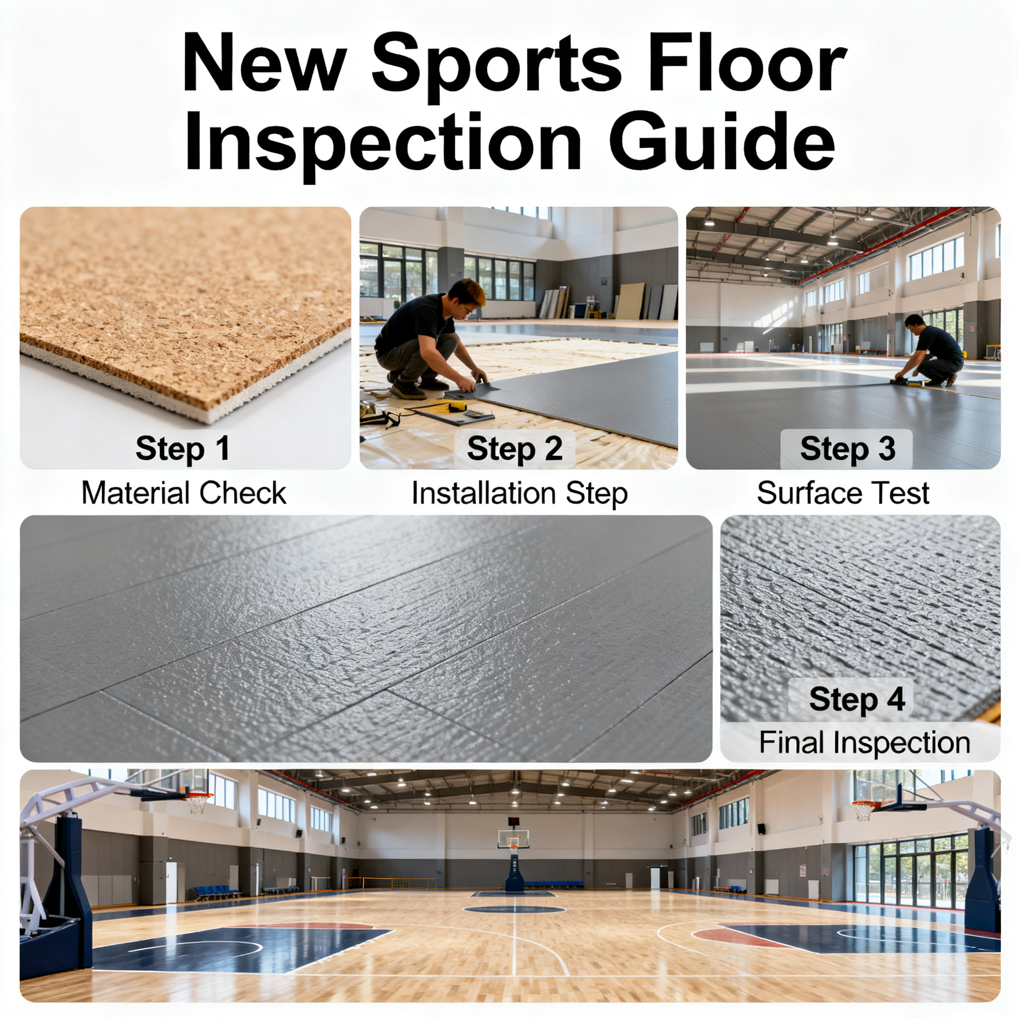 From Material to Installation: A Step-by-Step Guide to Inspecting a New Sports Floor