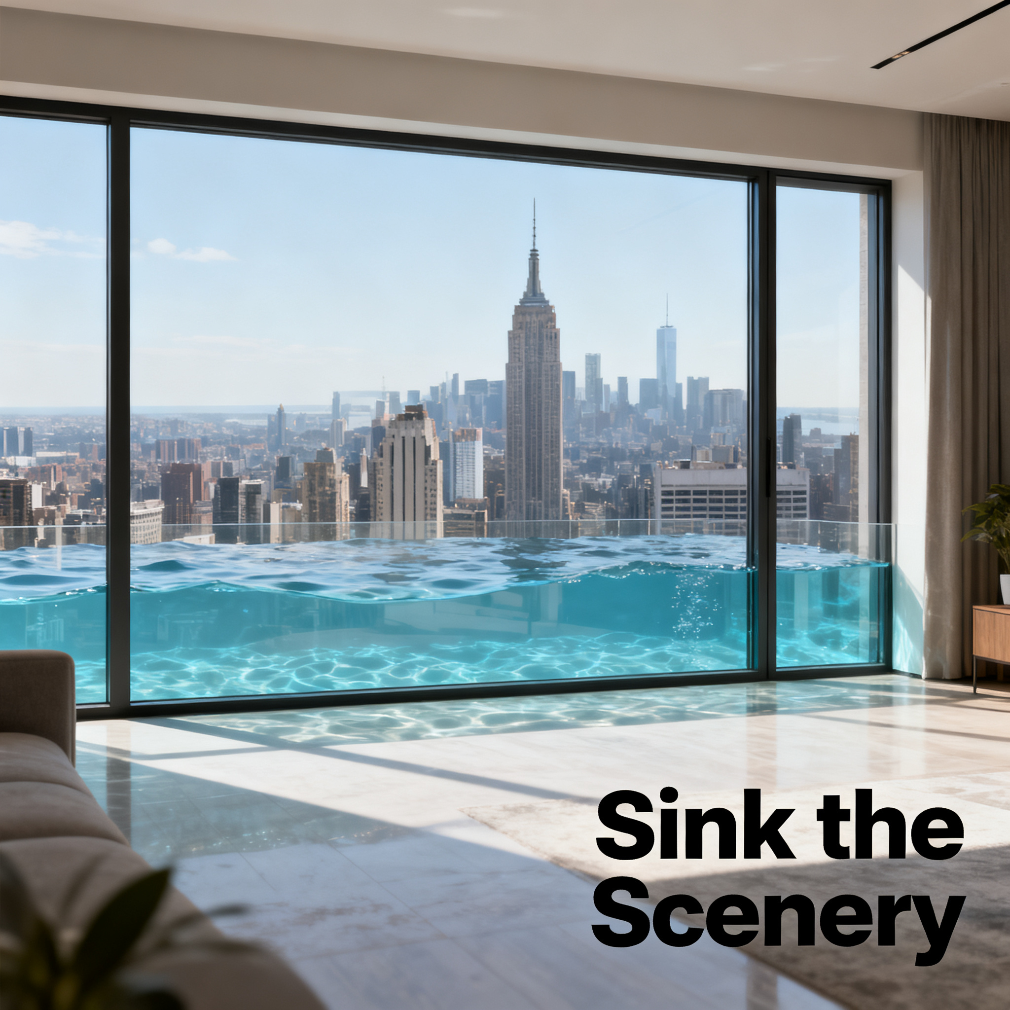 1. By the Floor-to-Ceiling Window: "Sink" the Scenery