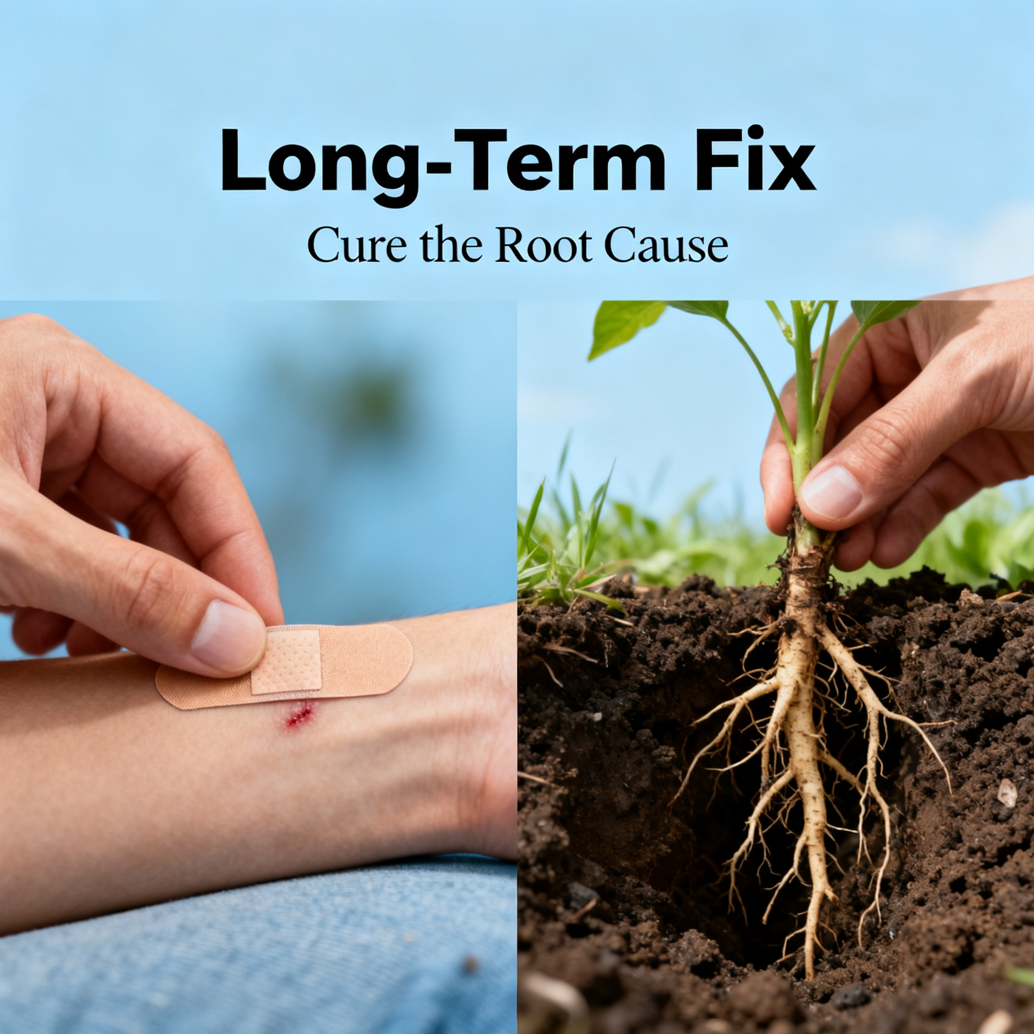 Long-Term Fix: Treat the Symptoms, But Cure the Root Cause