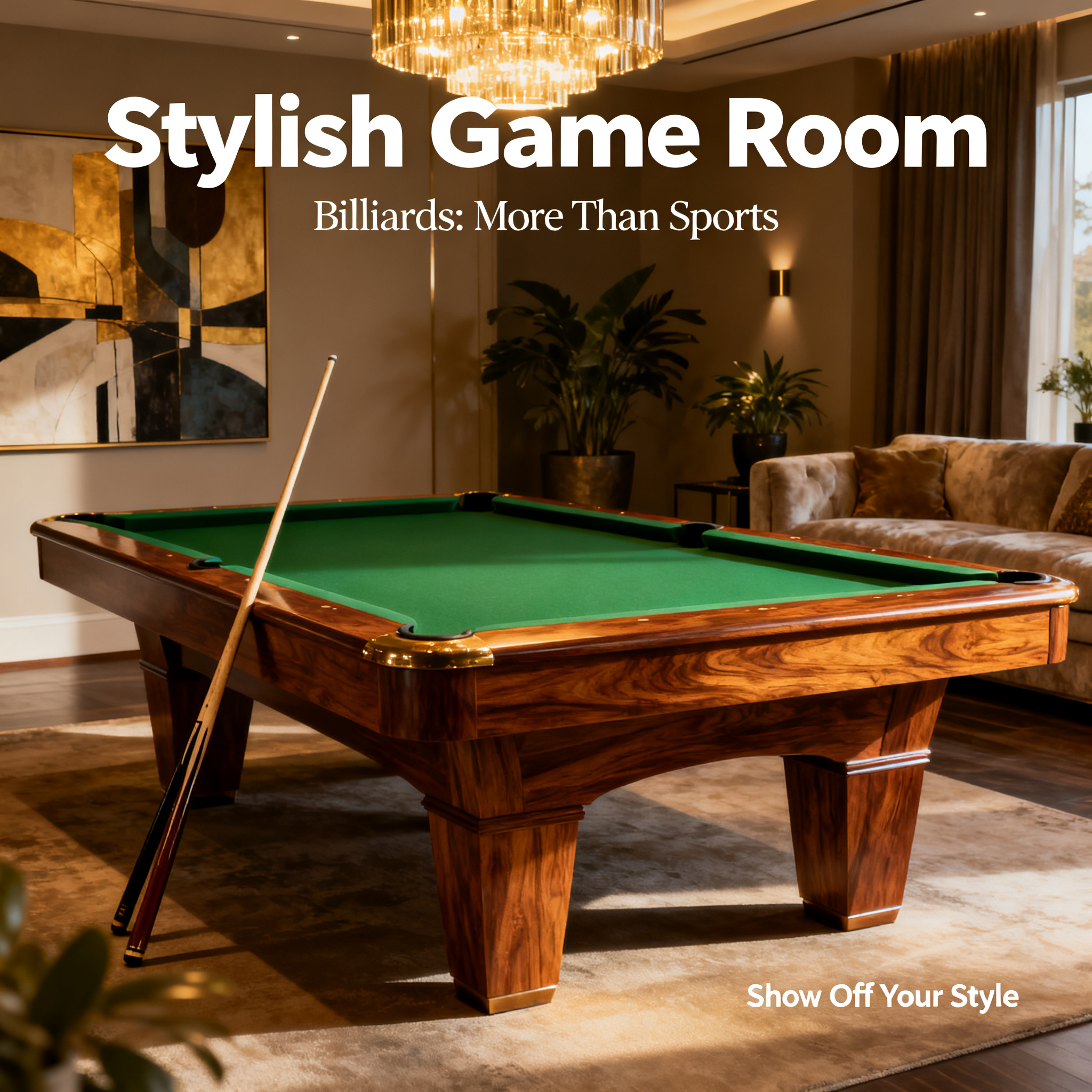 Billiard Tables: More Than Sports Equipment, They&amp;#039;re Home Decor! Show Off Your Stylish Game Room
