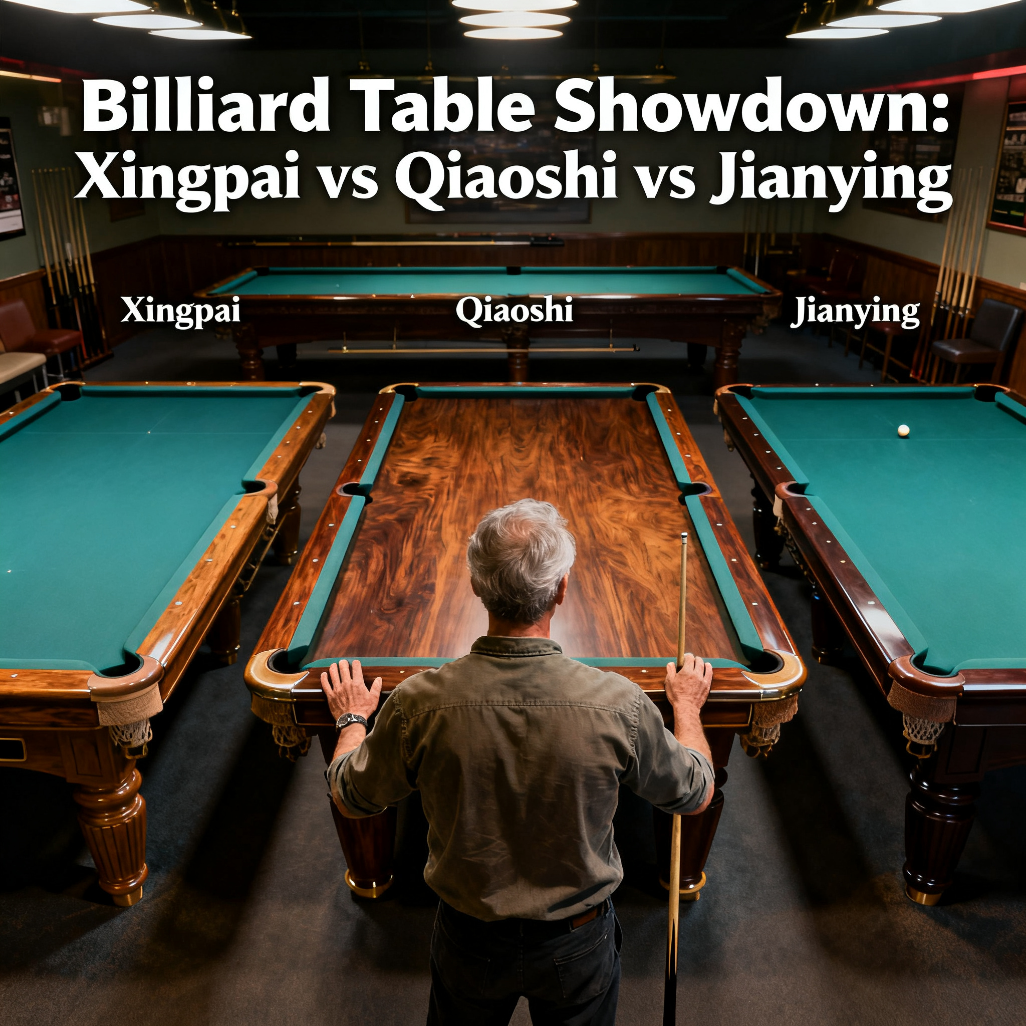 Which Billiard Table Reigns Supreme? A Pro&amp;#039;s Hands-On Comparison of Xingpai, Qiaoshi, and Jianying—China&amp;#039;s Big Three