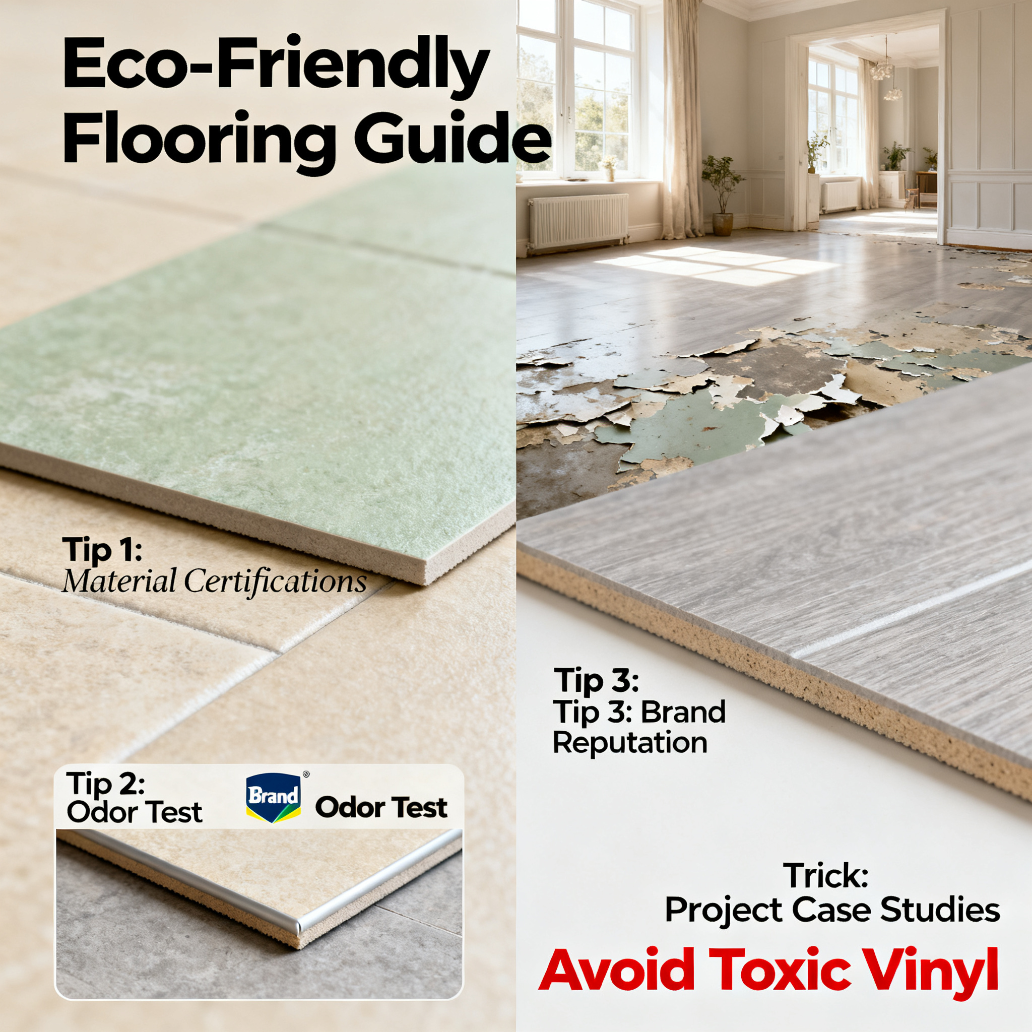 How to Choose Eco-Friendly Flooring? Five Expert Tips to Spot Toxic Vinyl Flooring