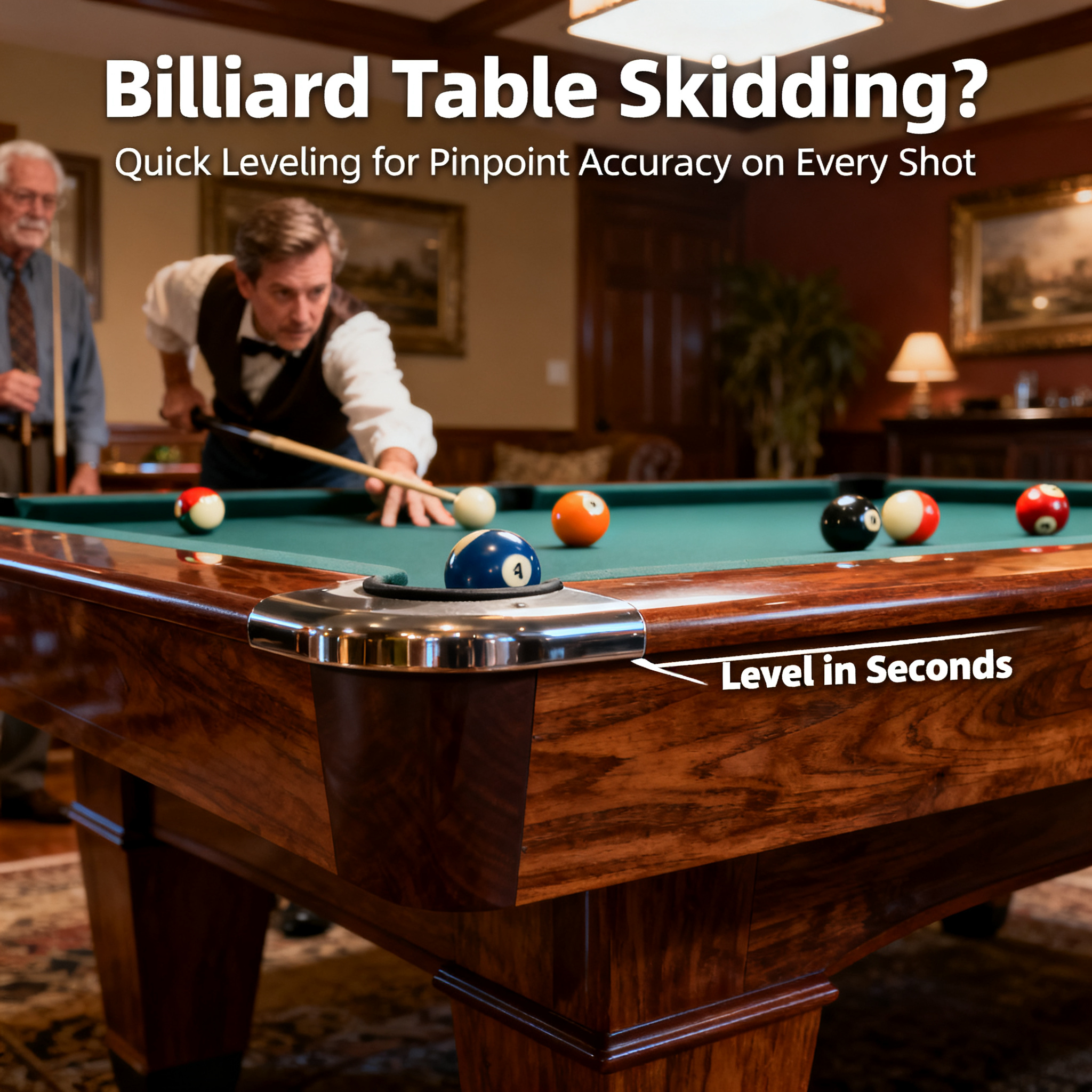 Billiard Table Skidding? Quick Leveling for Pinpoint Accuracy on Every Shot