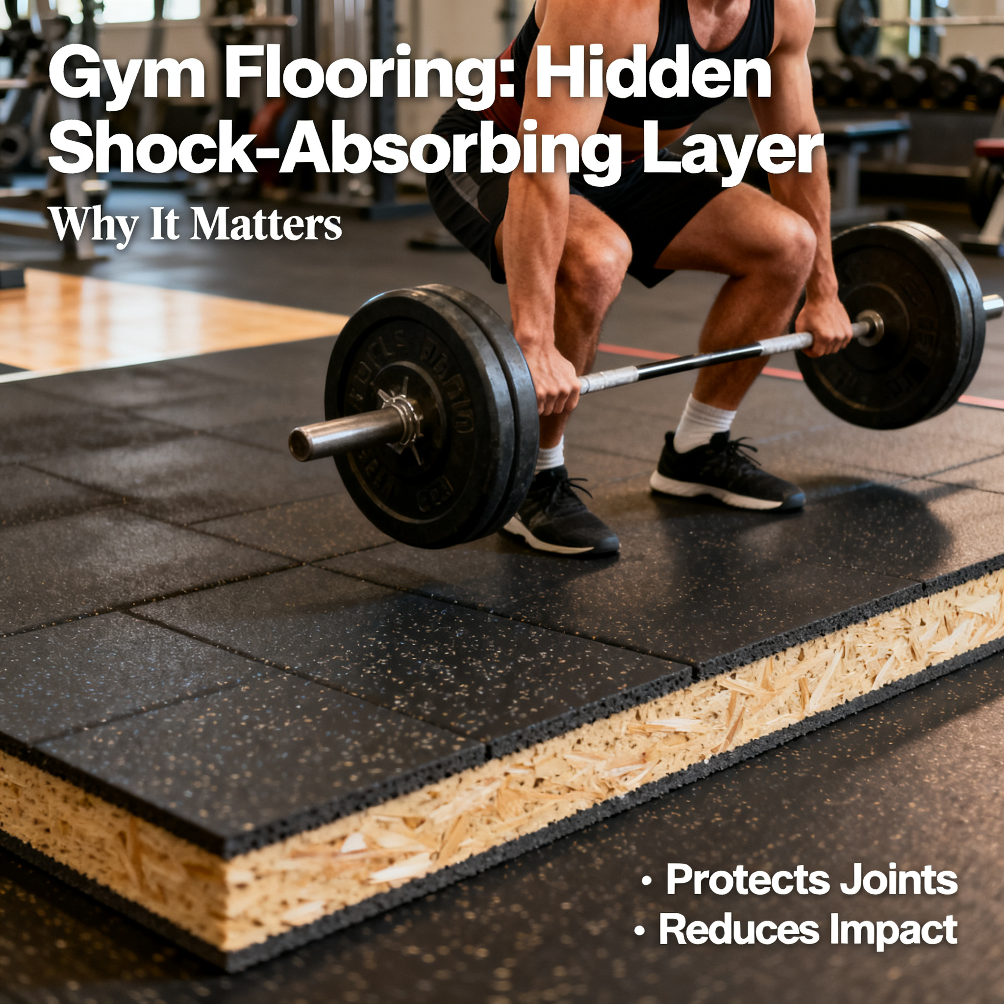 The Secret Under Gym Flooring: How Important Is the Shock-Absorbing Layer?