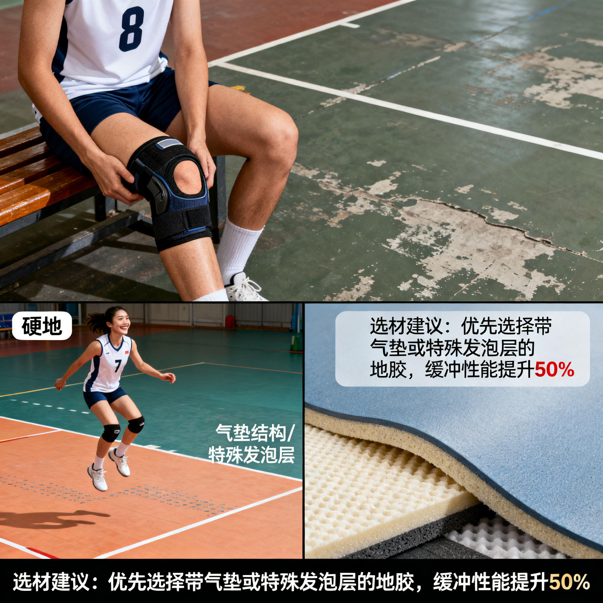 排球爱好者福音：这款场馆地胶让我膝盖不再“抗议”