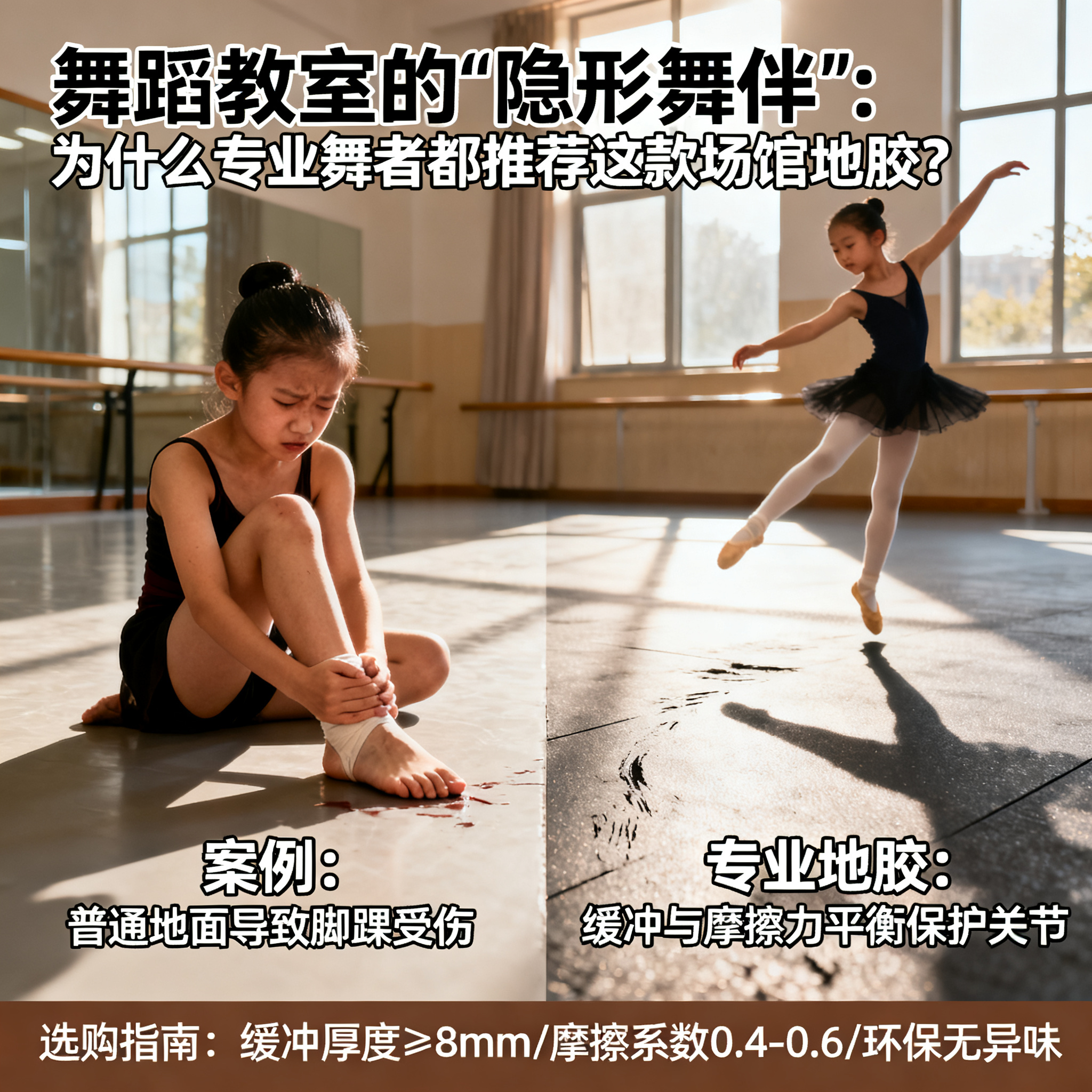舞蹈教室的“隐形舞伴”:为什么专业舞者都推荐这款场馆地胶?