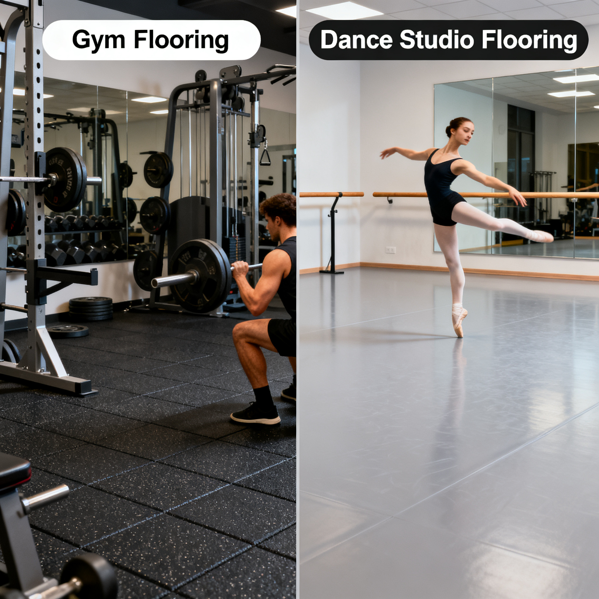 First, let&amp;#039;s understand: What are the fundamental differences in flooring requirements between a gym and a dance studio?