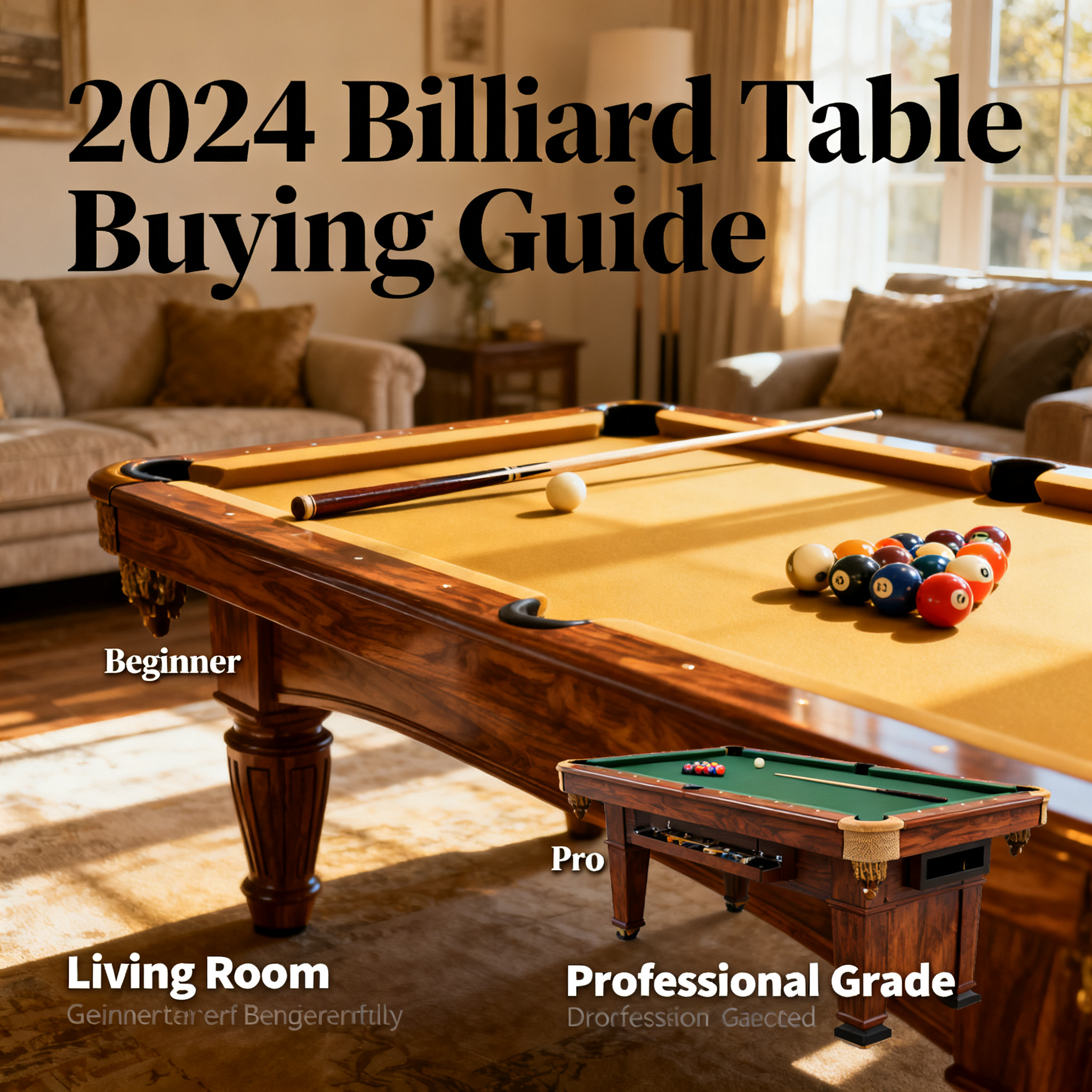 2024 Billiard Table Buying Guide: From Beginner to Pro, This Is All You Need