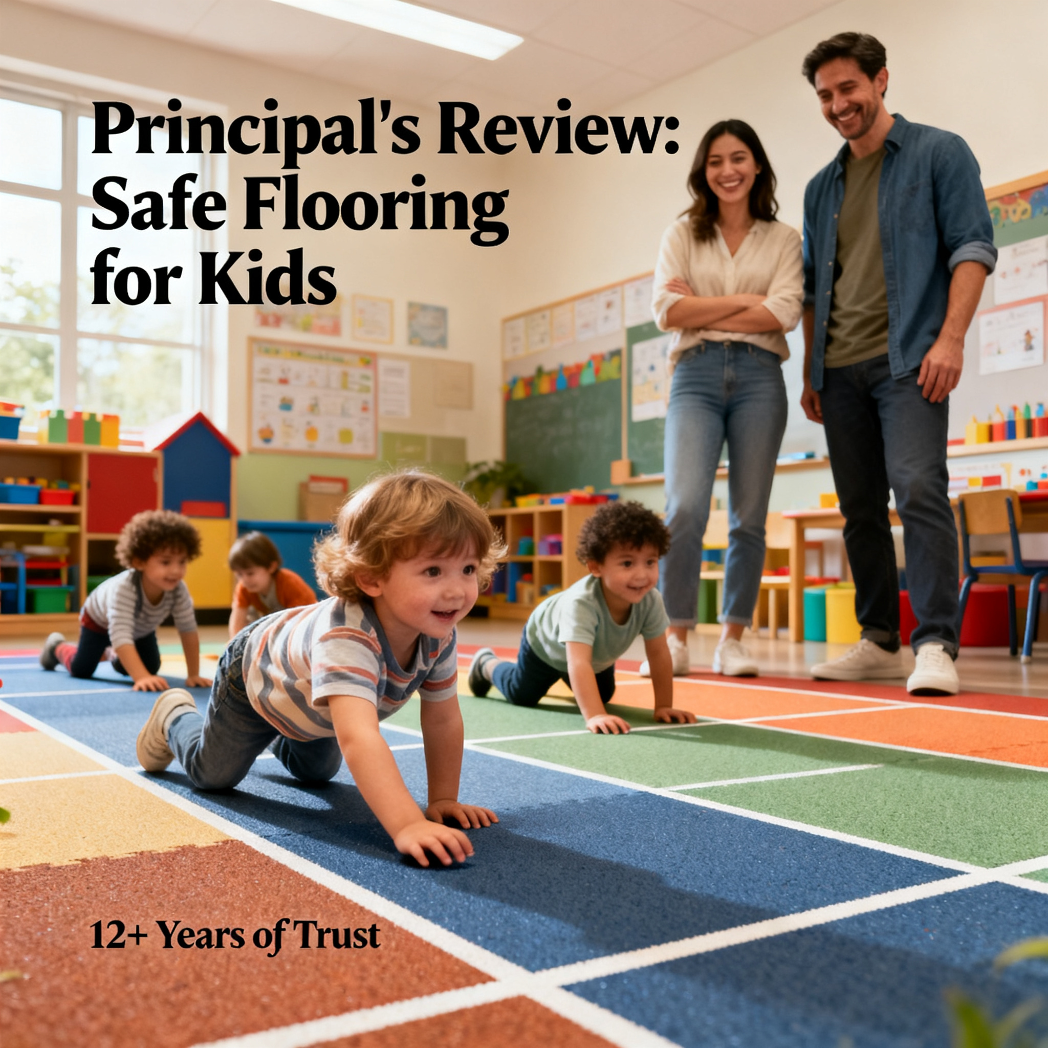 Kindergarten Principal's First-Hand Review: This Sports Flooring Lets Parents Rest Easy While Their Kids Crawl All Over It