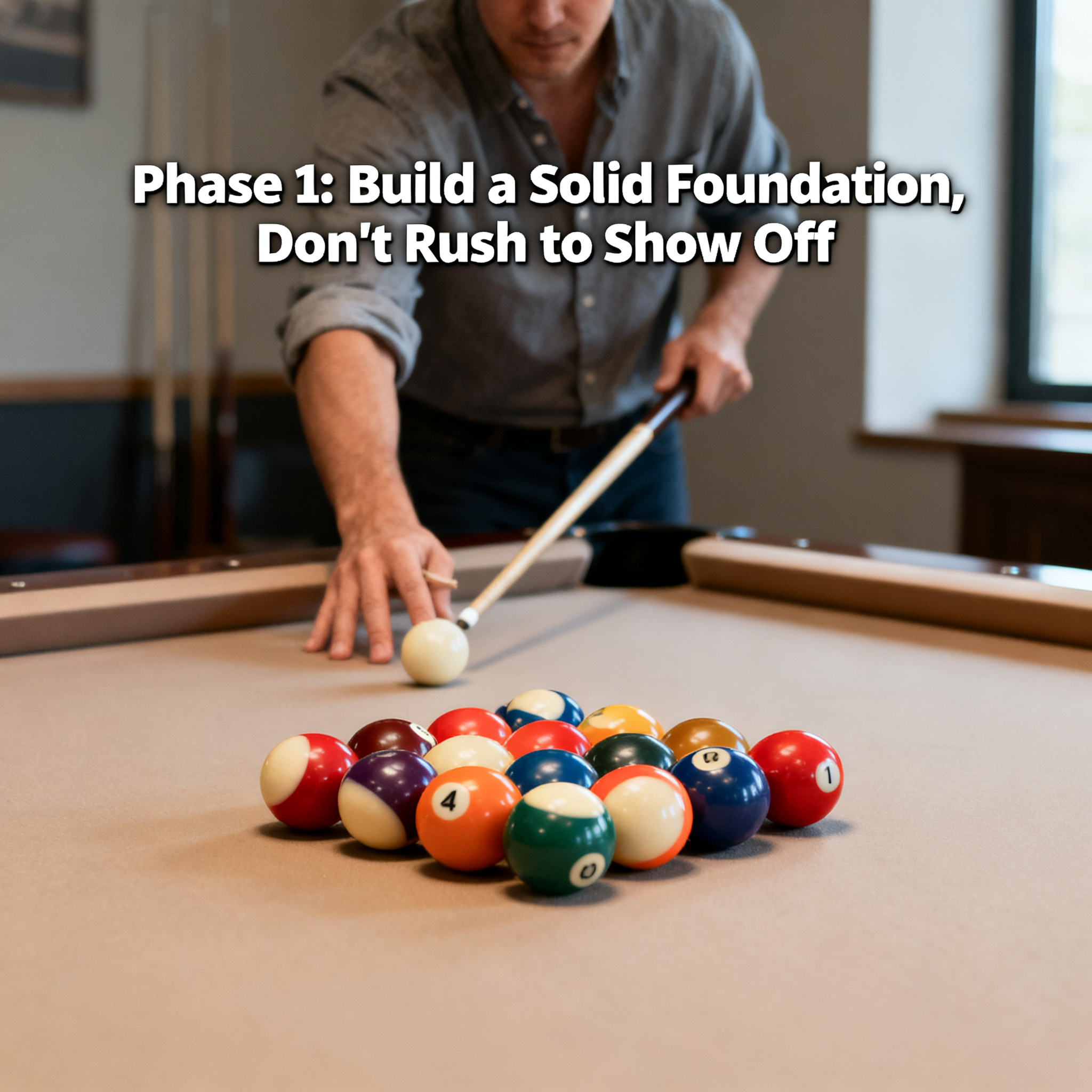 Phase 1: Build a Solid Foundation, Don&amp;#039;t Rush to Show Off