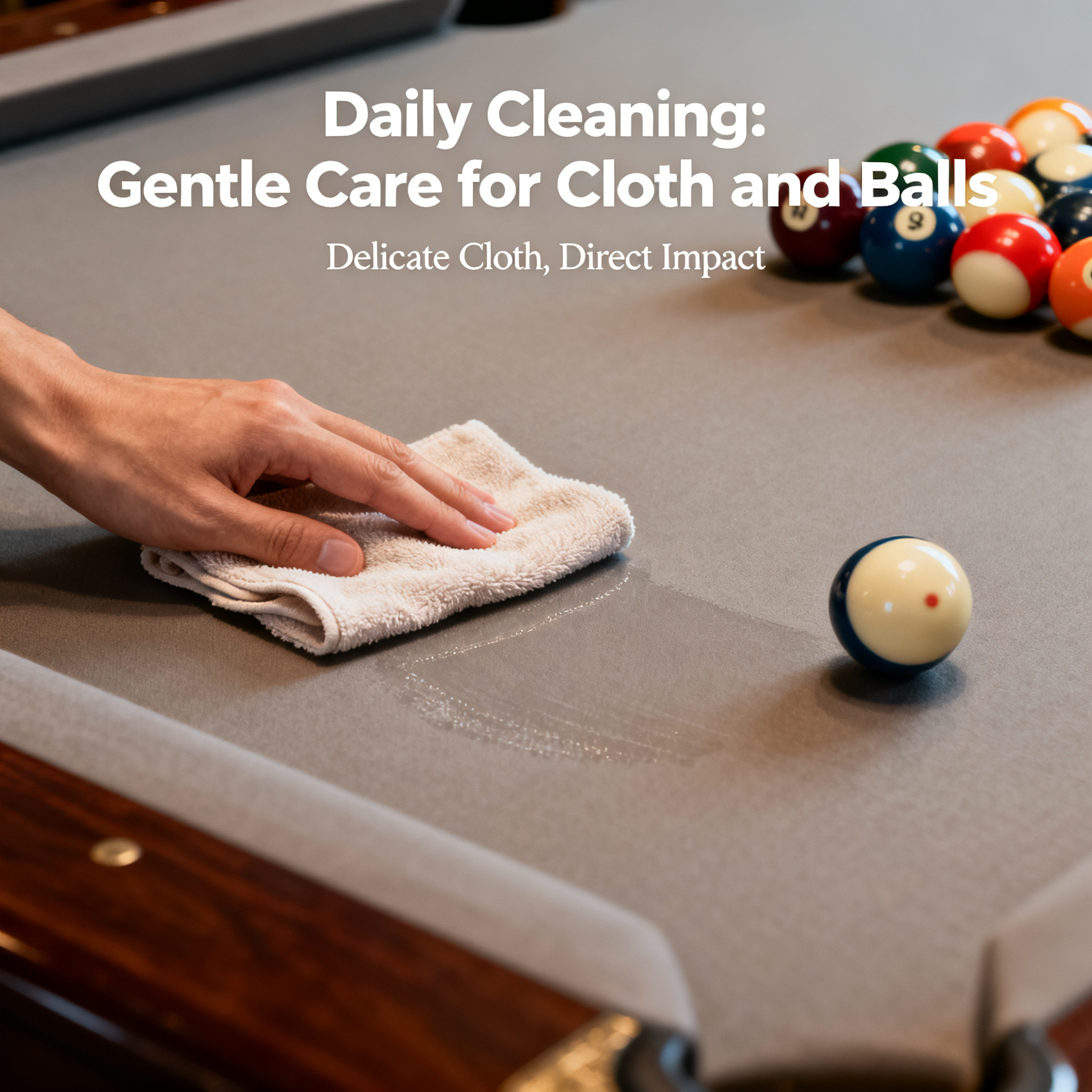 Daily Cleaning: Gentle Care for Cloth and Balls