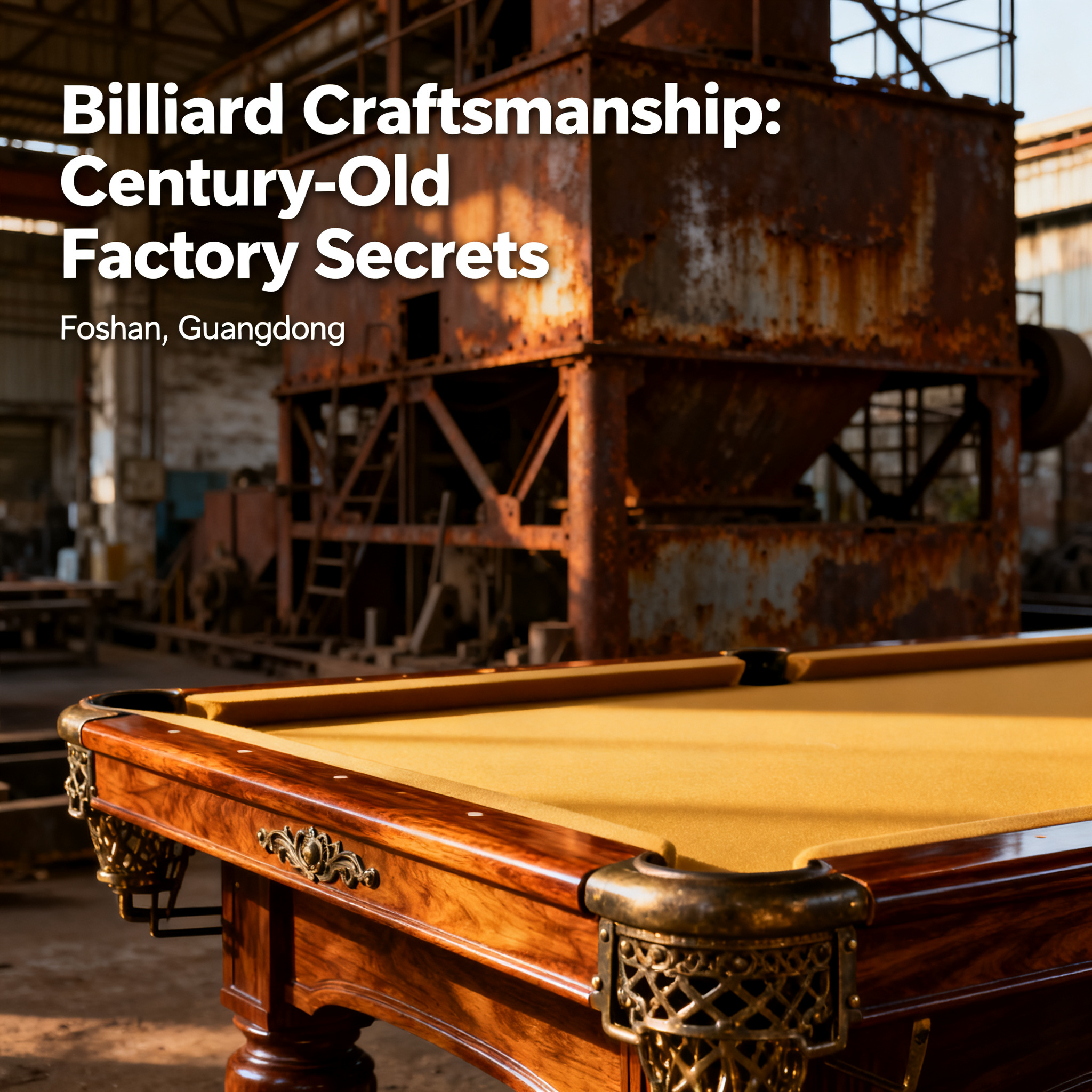 Craftsmanship on the Billiard Table: Inside the Secrets of a Century-Old Factory