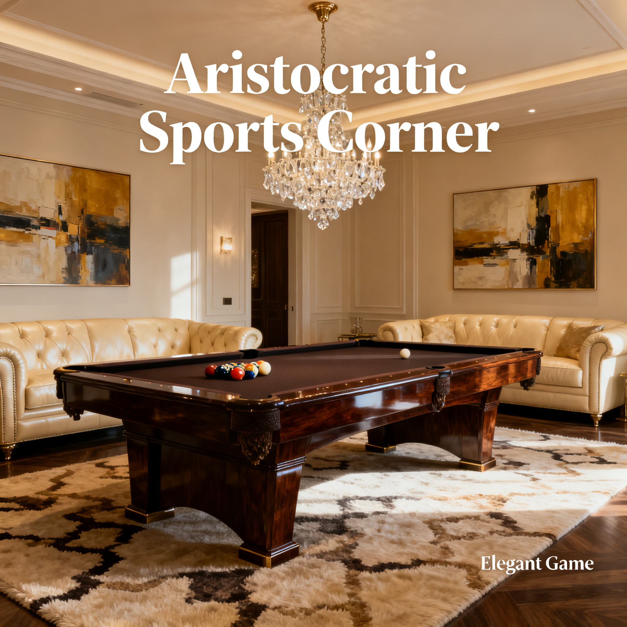 Want a Light Luxury Living Room Without Looking Tacky? Try a Billiard Table to Create an 'Aristocratic Sports Corner'