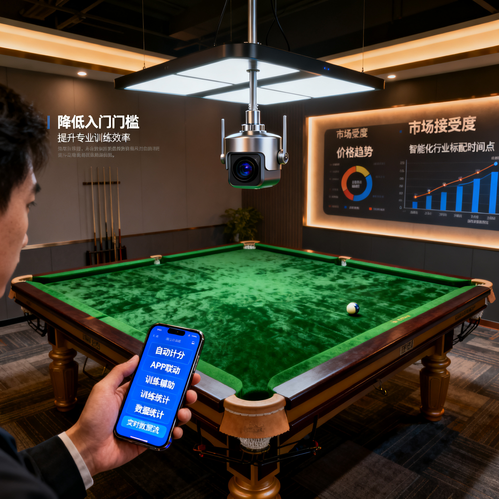 智能台球桌来袭：科技如何重塑传统台球体验？