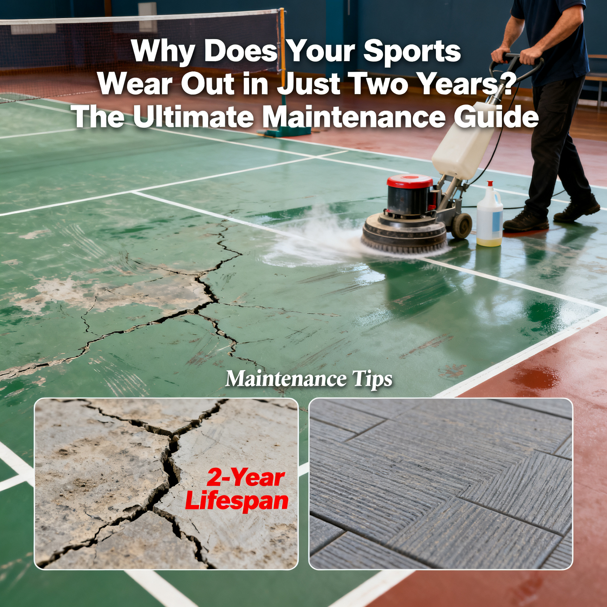 Why Does Your Sports Flooring Wear Out in Just Two Years? The Ultimate Maintenance Guide