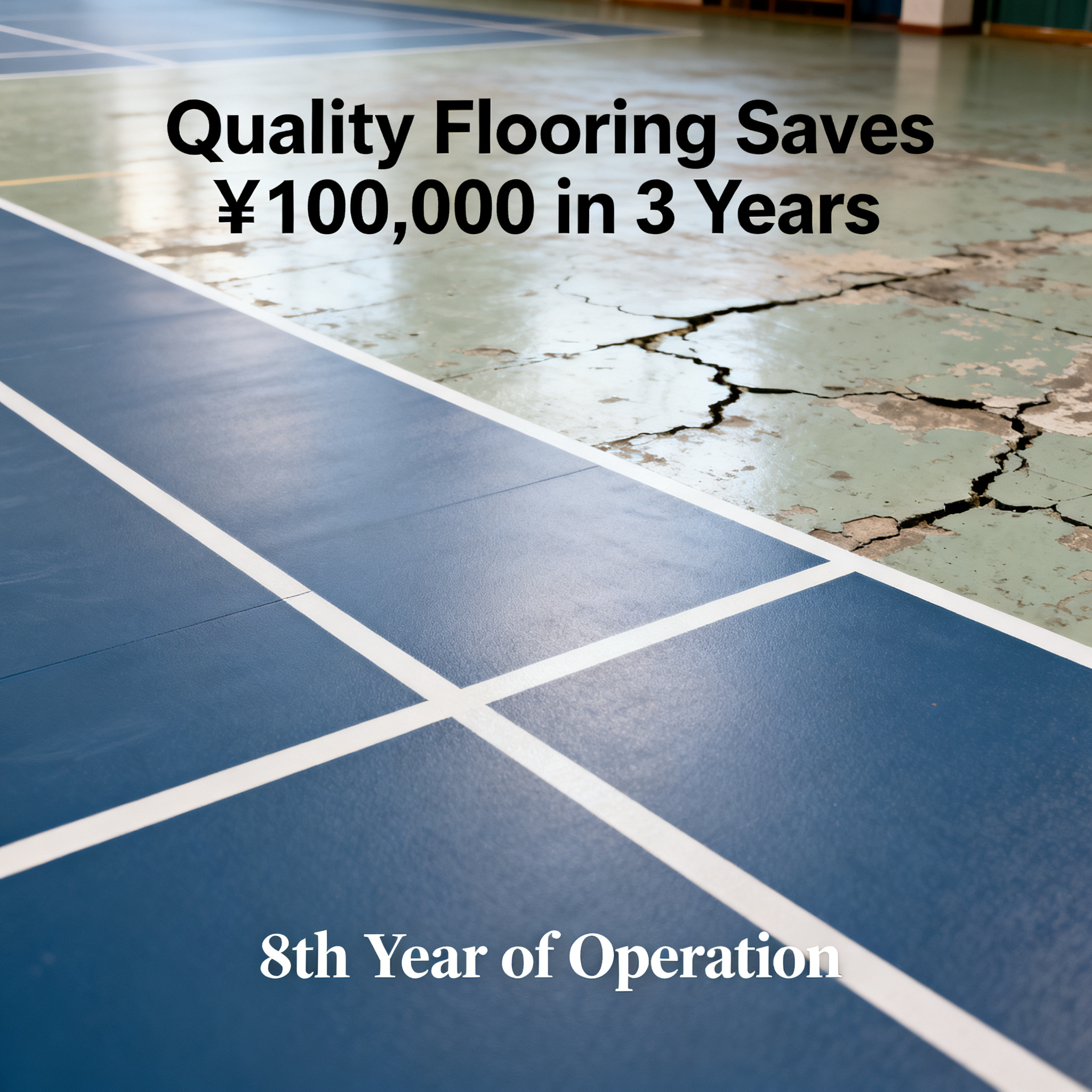 A Badminton Court Owner's Accounting Lesson: One Quality Flooring, Saving 100,000 Yuan in Repair Costs Over Three Years