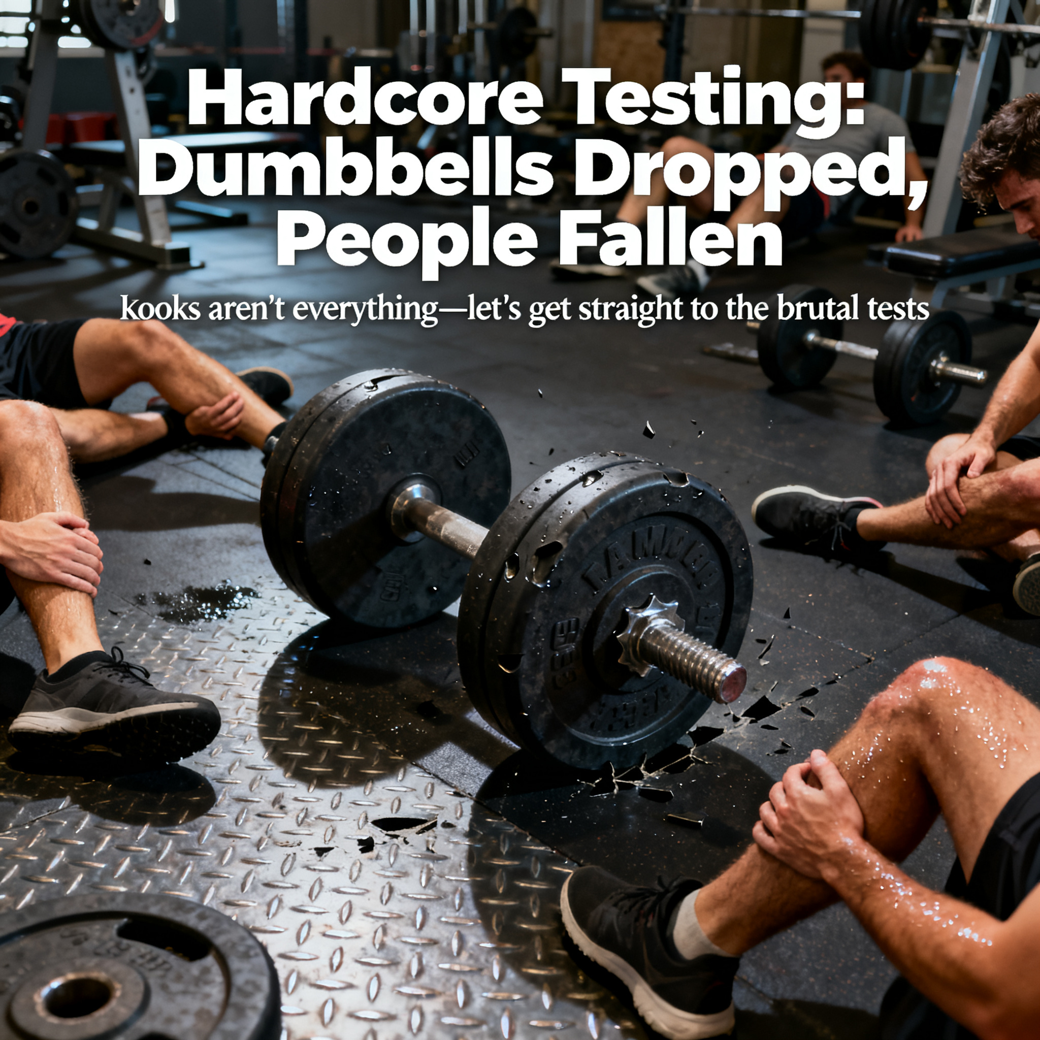 2. Hardcore Testing: Dumbbells Dropped, People Fallen