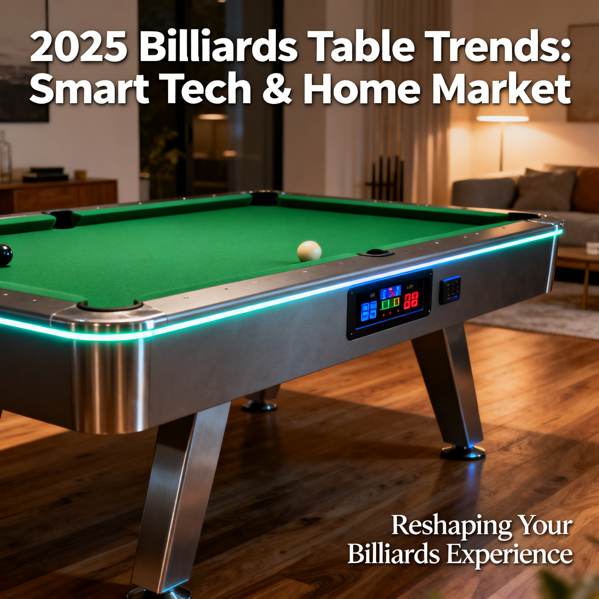 2025 Billiards Table Industry New Trends: How Smart Technology and the Home Market Are Reshaping Your Billiards Room Experience?