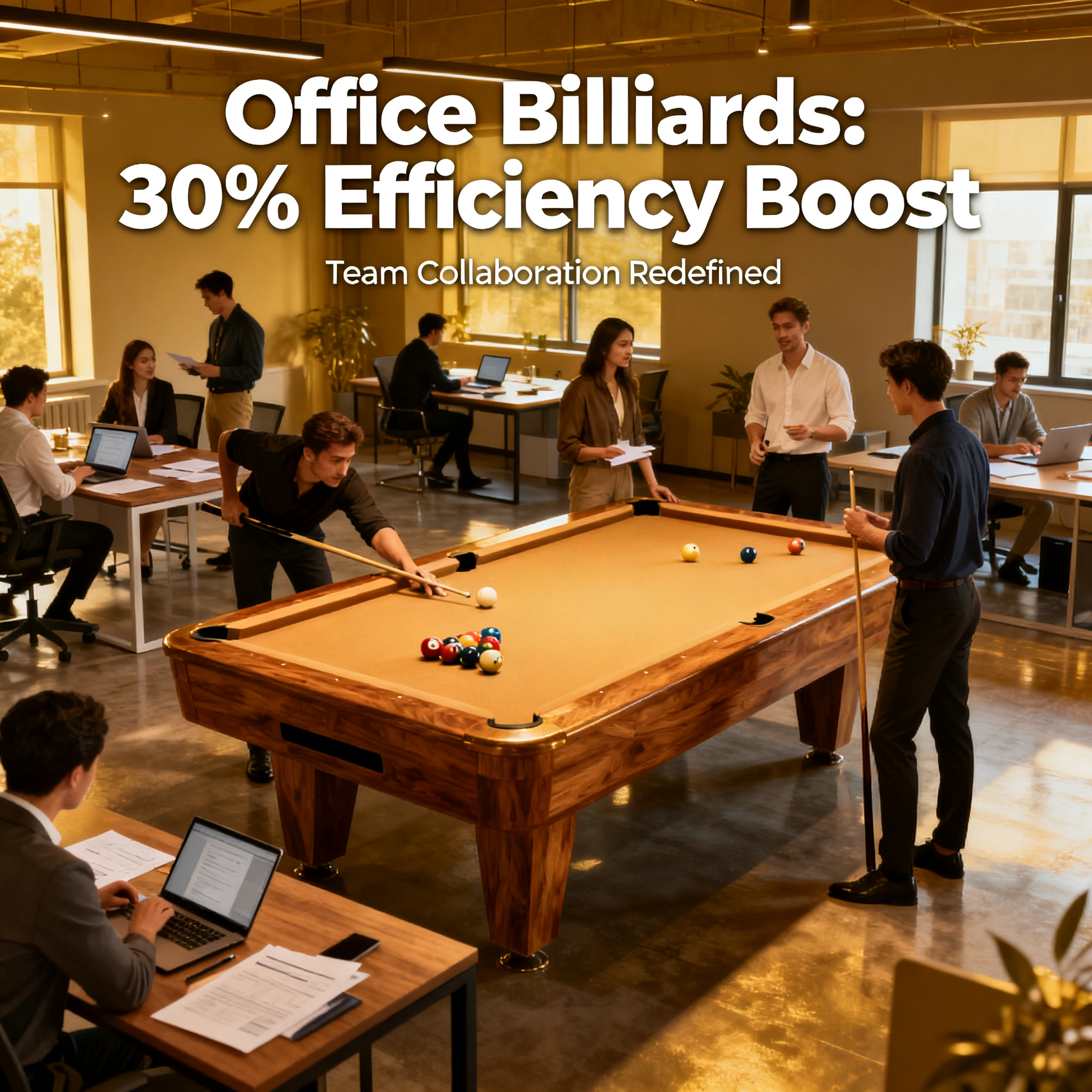 What&amp;#039;s It Like to Have a Billiards Table in the Office? Our Team Boosted Efficiency by 30% Thanks to It