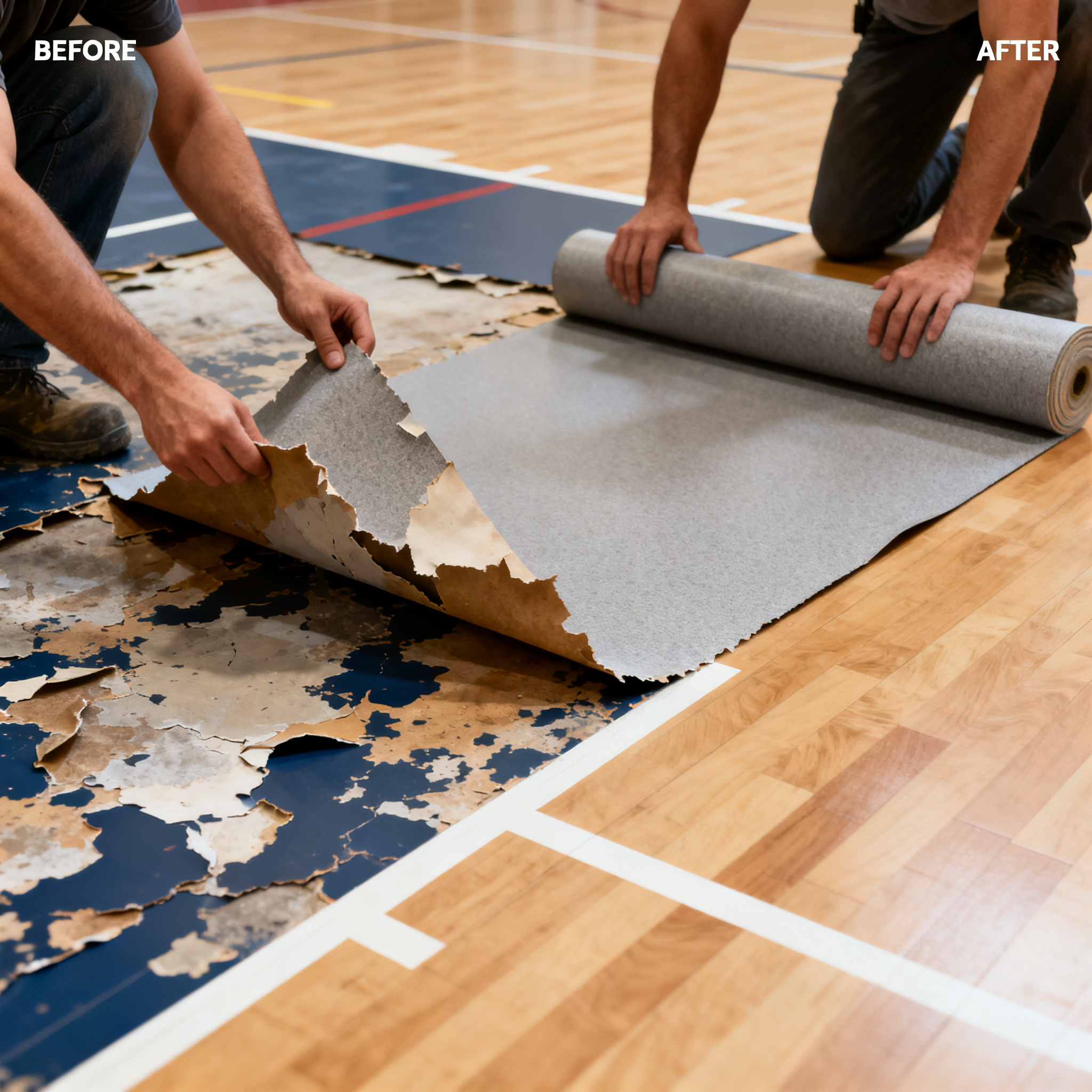 The Transformation of the Venue Flooring: From &amp;#039;Mottled&amp;#039; to &amp;#039;Renewed&amp;#039;—My Gym&amp;#039;s Aesthetic Comeback Journey