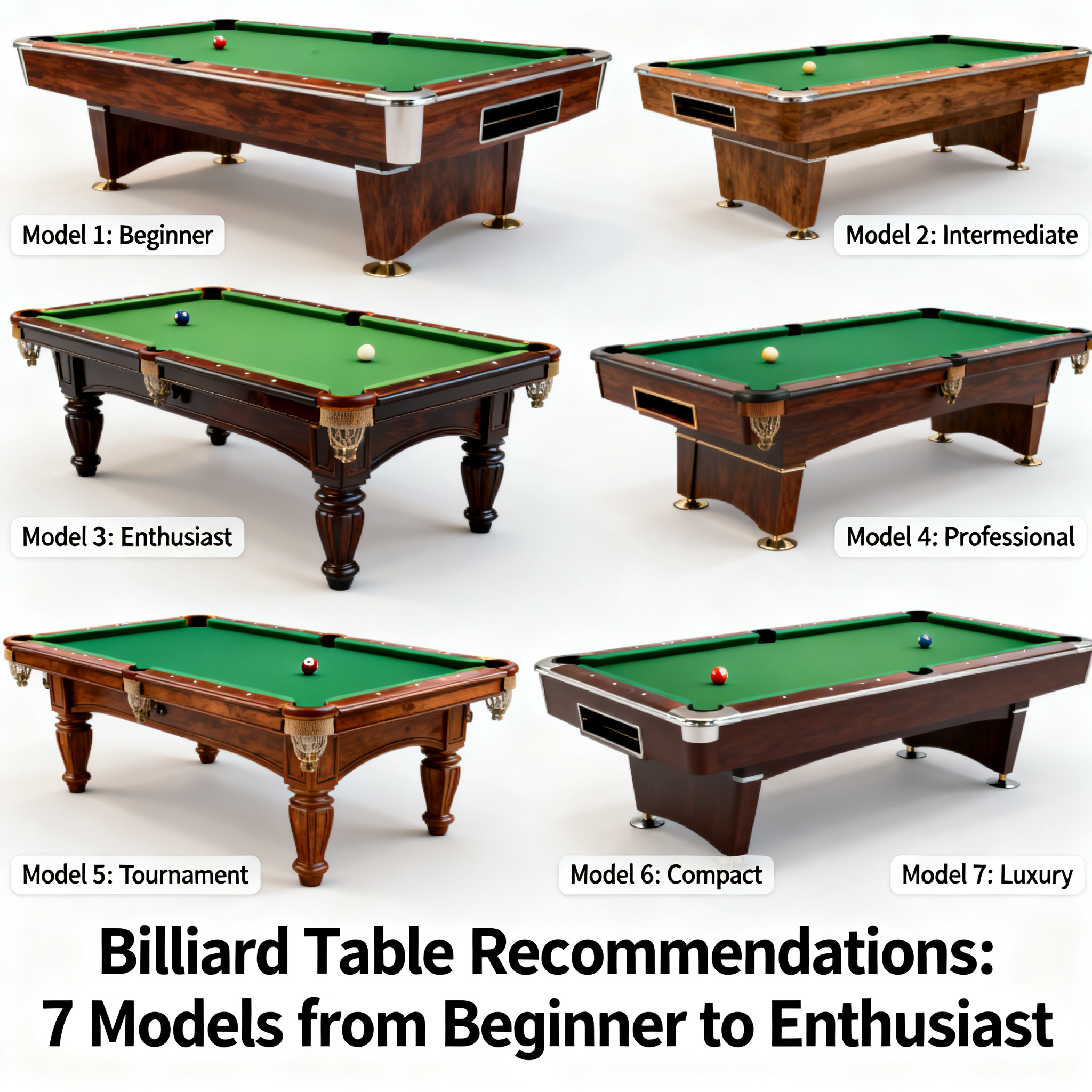Billiard Table Recommendations: From Beginner to Enthusiast, Expert Review of 7 Models—There&amp;#039;s One for You