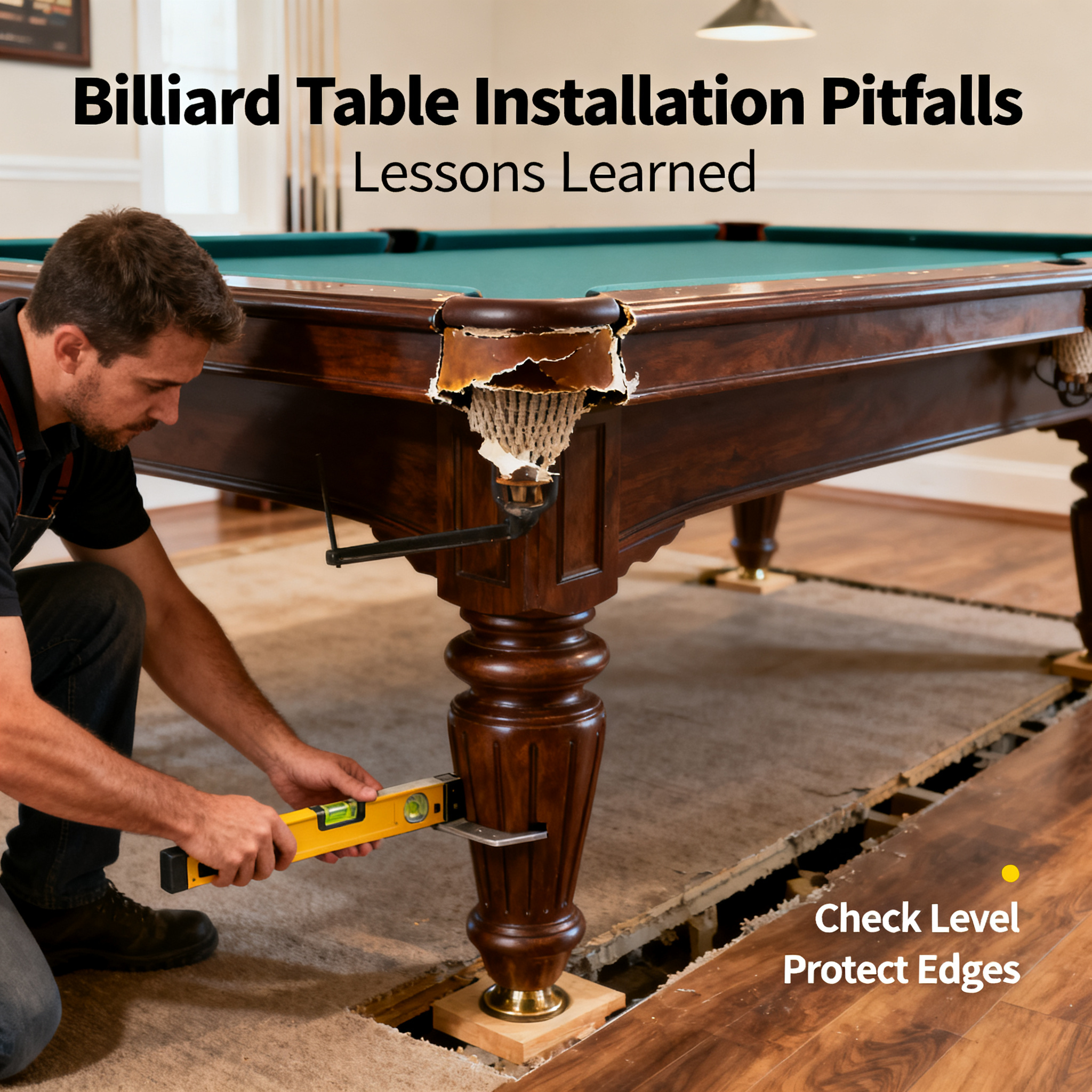 Billiard Table Installation and Delivery: What Are the Pitfalls? My Hard-Learned Lessons!