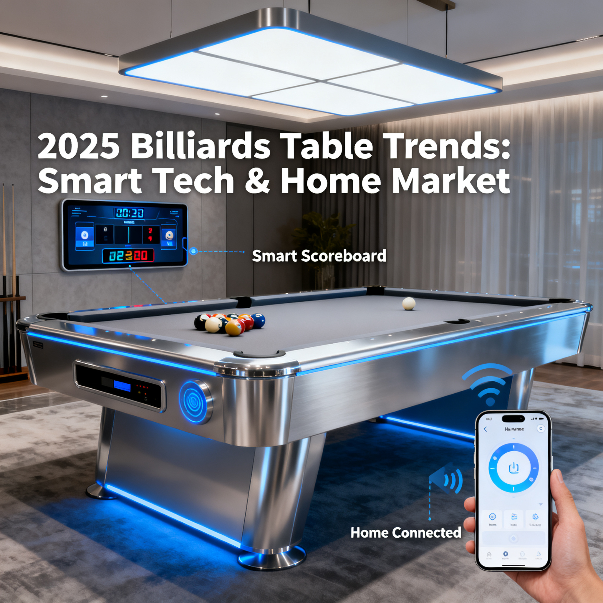 2025 Billiards Table Industry New Trends: How Smart Technology and the Home Market Are Reshaping Your Billiards Room Experience?