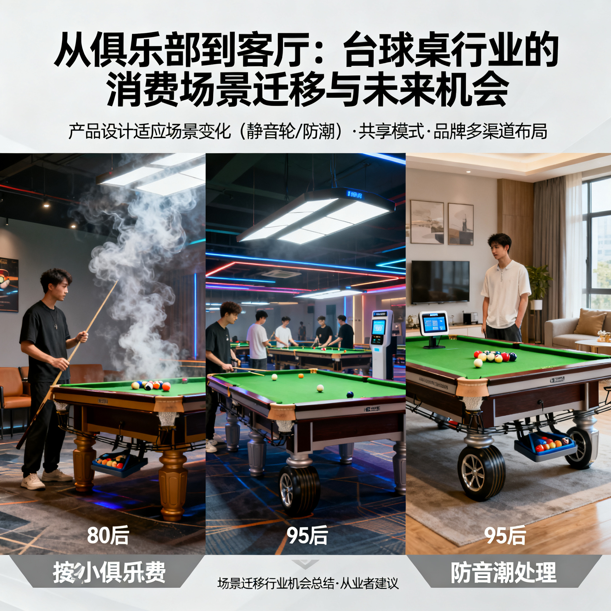 从俱乐部到客厅:台球桌行业的消费场景迁移与未来机会