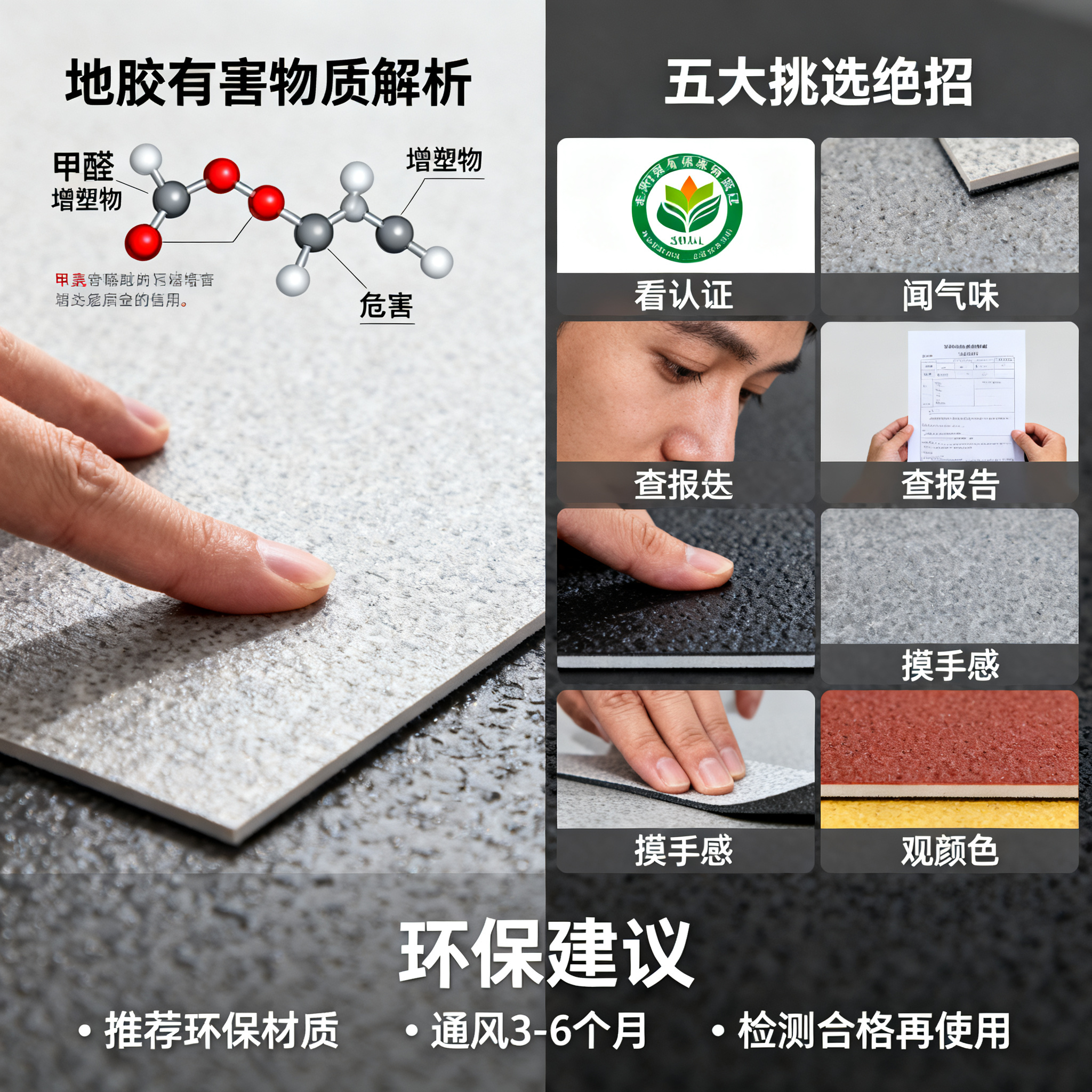 环保地胶怎么挑?教你识别有毒地胶的五大绝招