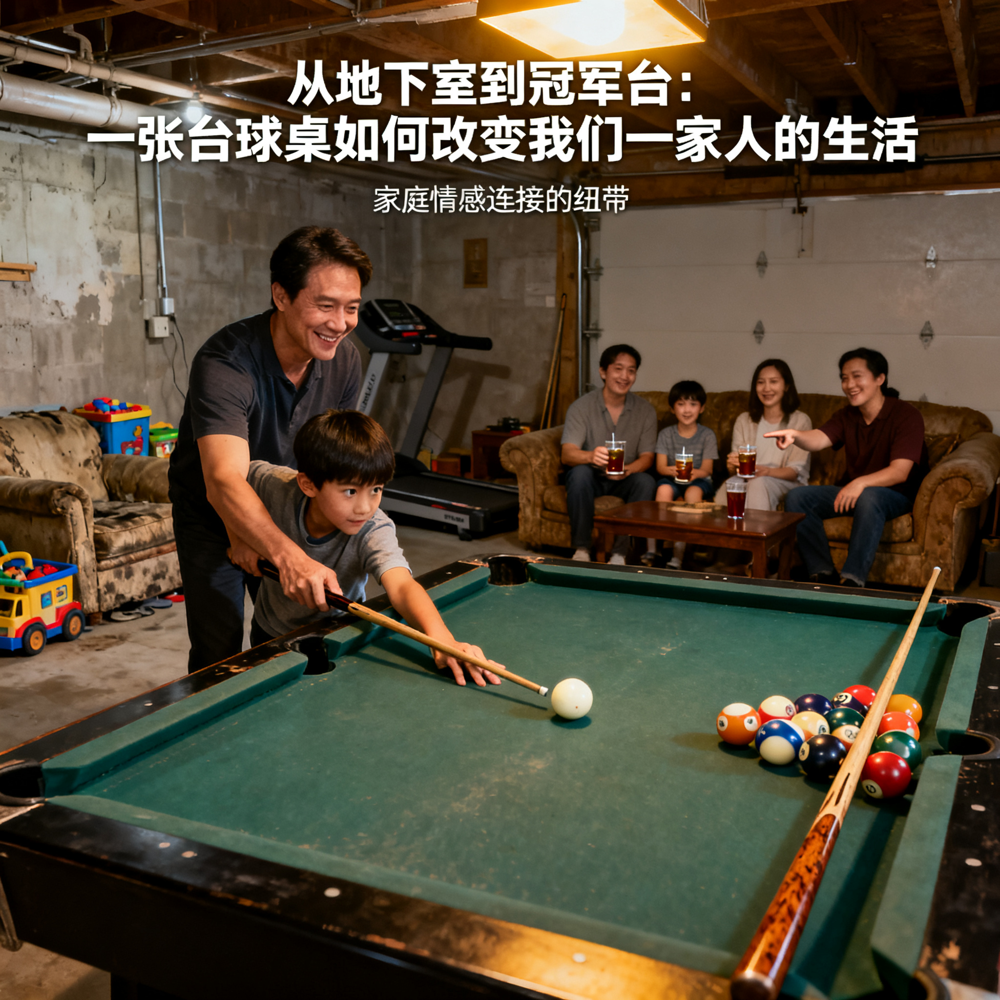 从地下室到冠军台:一张台球桌如何改变我们一家人的生活